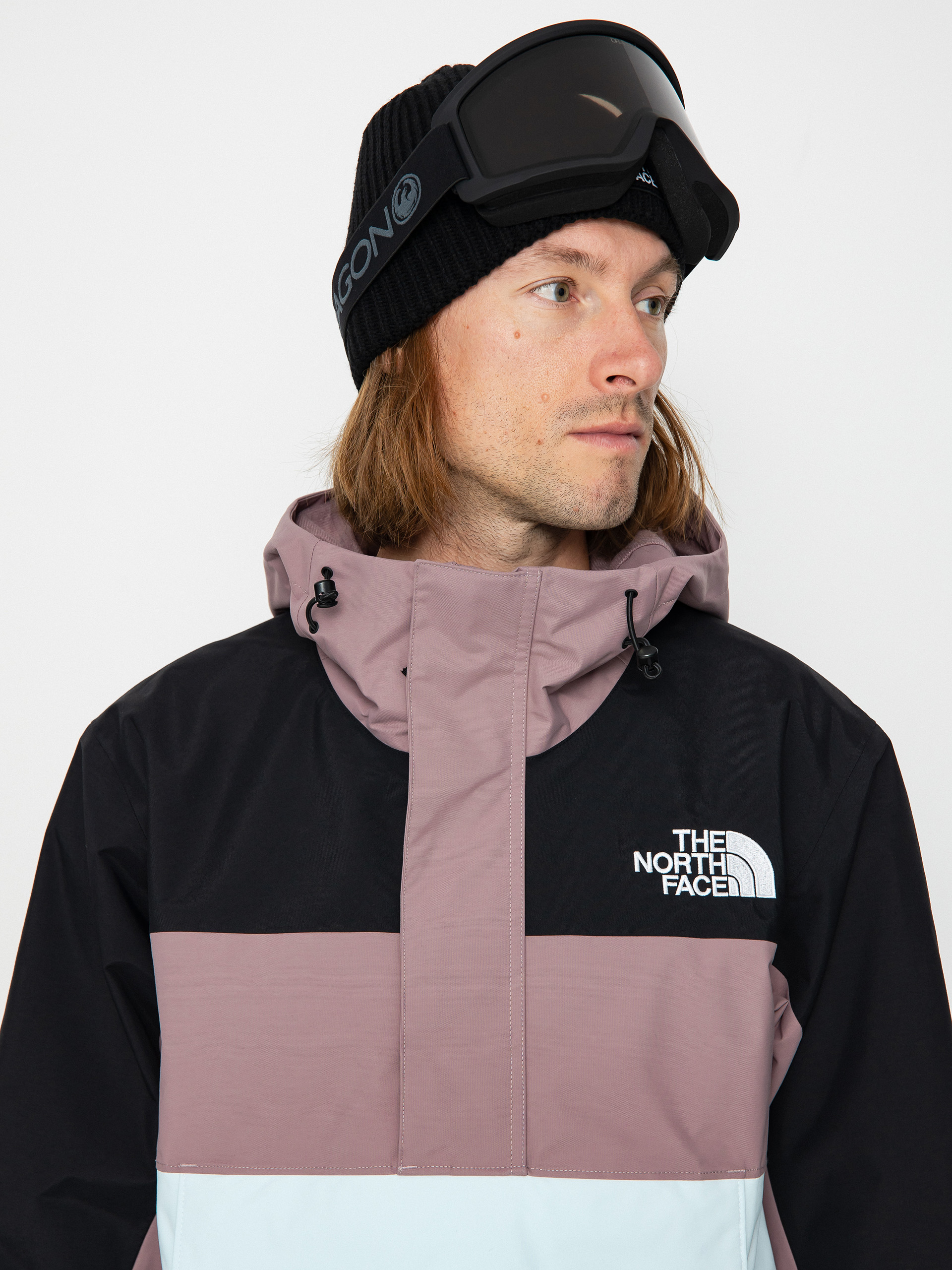 Pánska Snowboardová bunda The North Face Driftview Anorak (icecap blue/fawn grey)