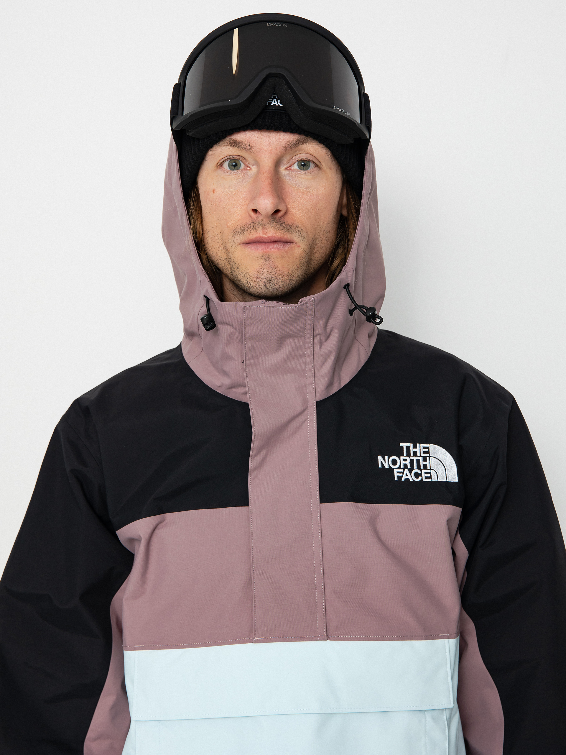 Pánska Snowboardová bunda The North Face Driftview Anorak (icecap blue/fawn grey)