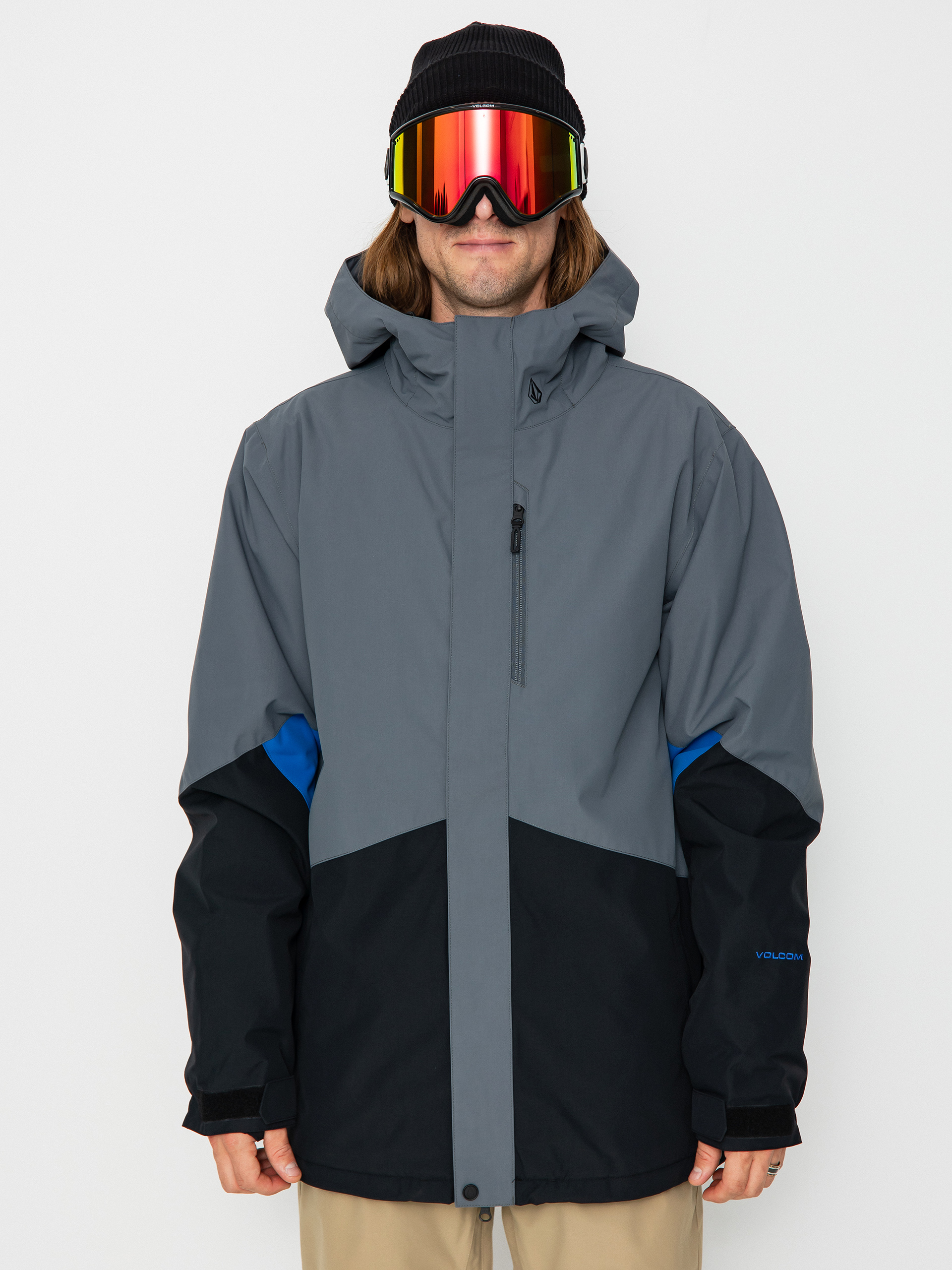 Pánska Snowboardová bunda Volcom Vcolp Ins (dark grey)