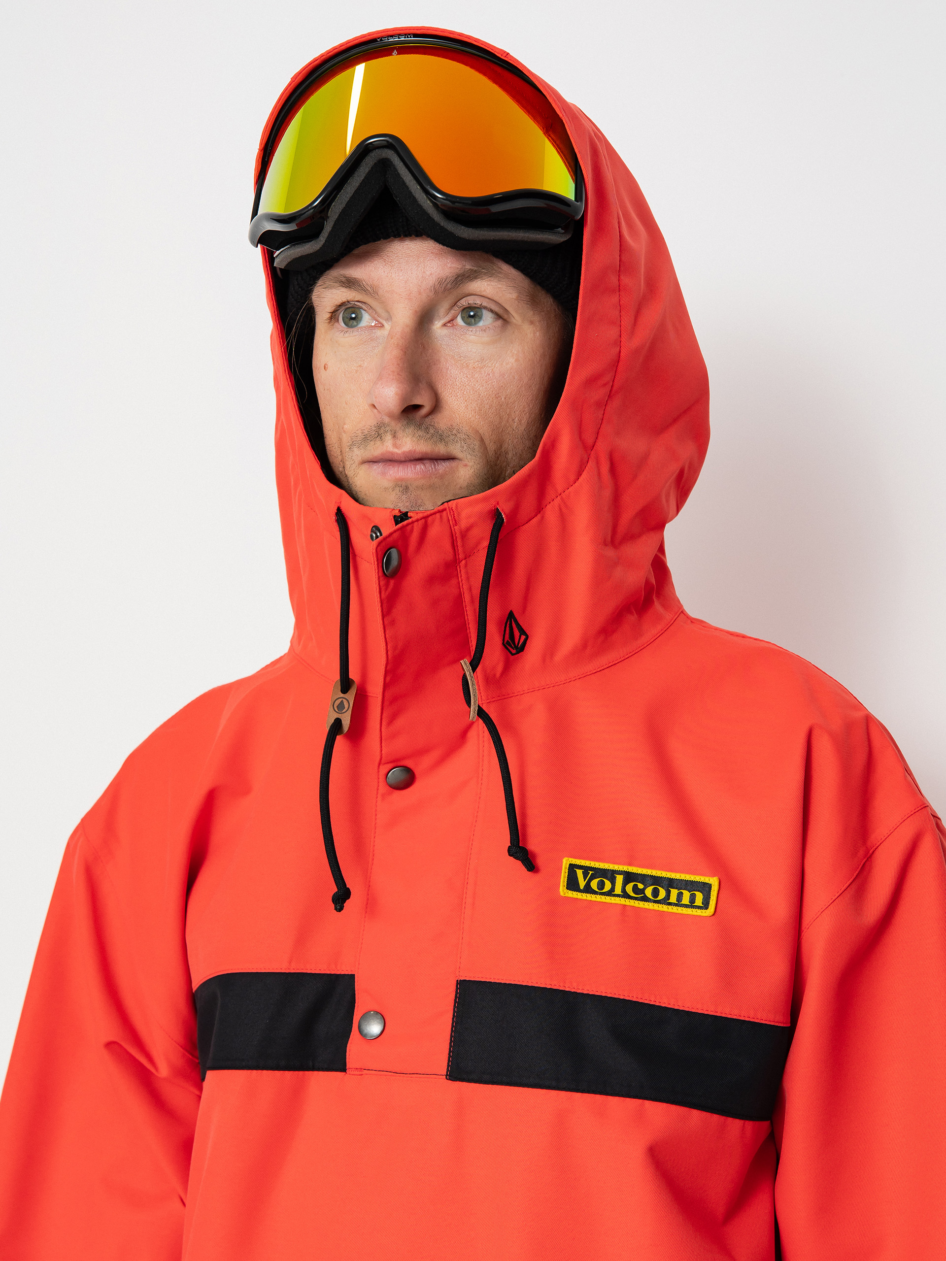 Pánska Snowboardová bunda Volcom Longo Pullover (orange)