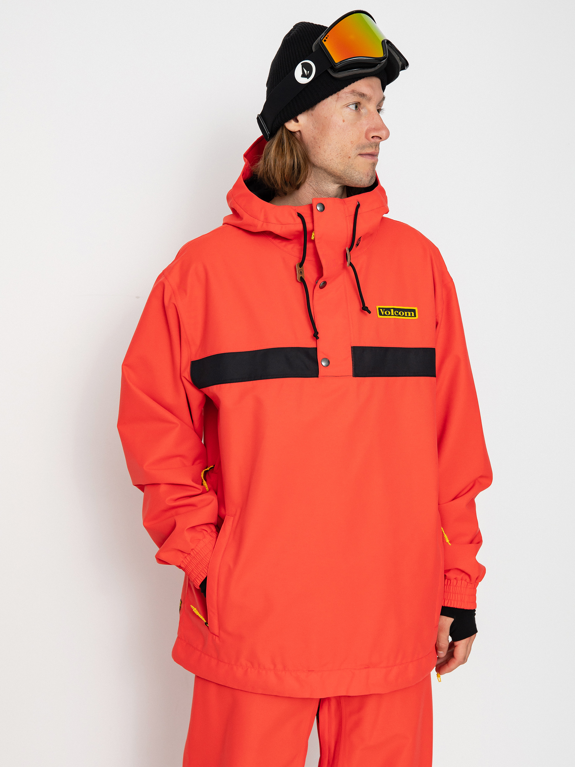 Pánska Snowboardová bunda Volcom Longo Pullover (orange)