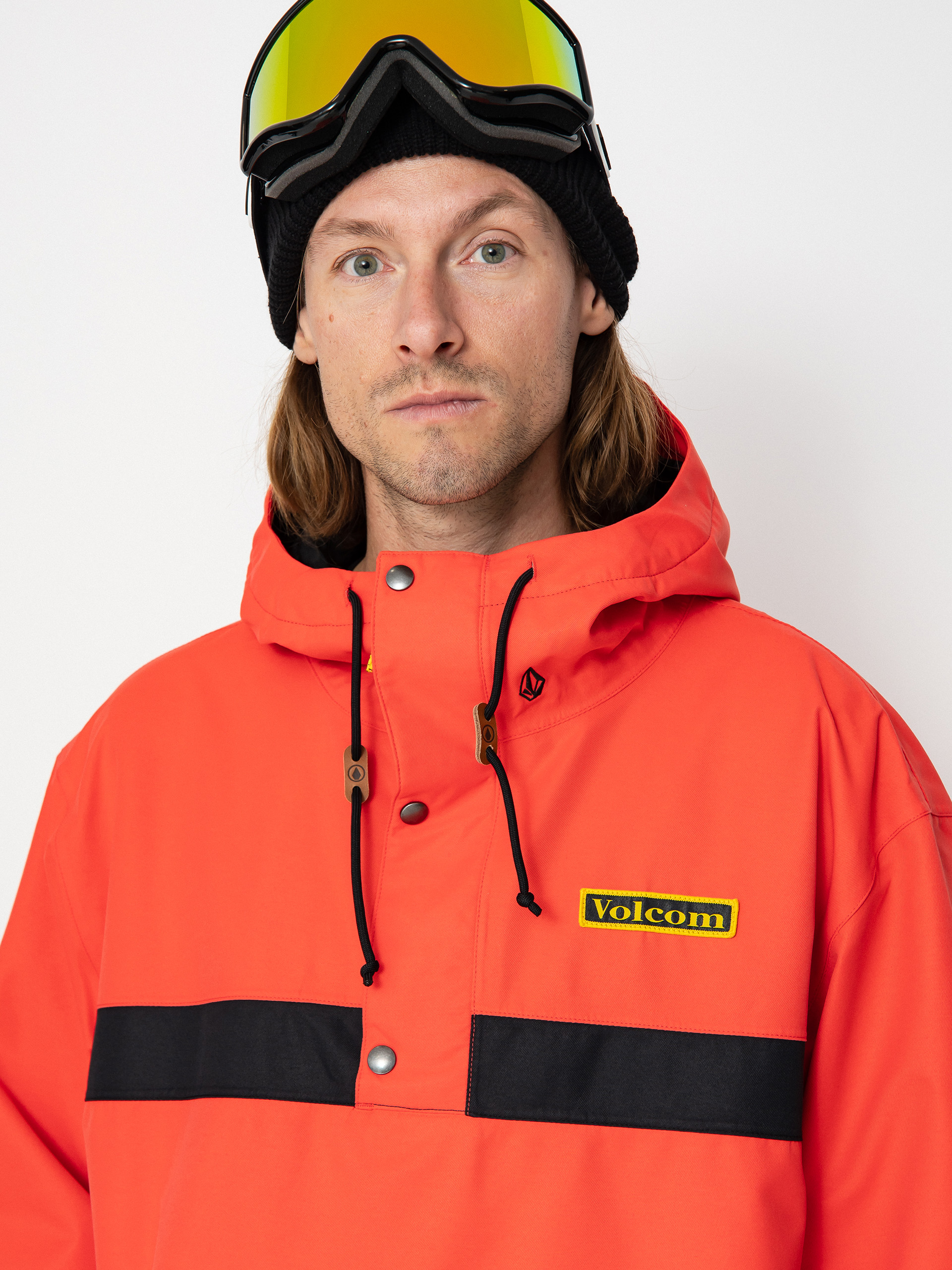 Pánska Snowboardová bunda Volcom Longo Pullover (orange)