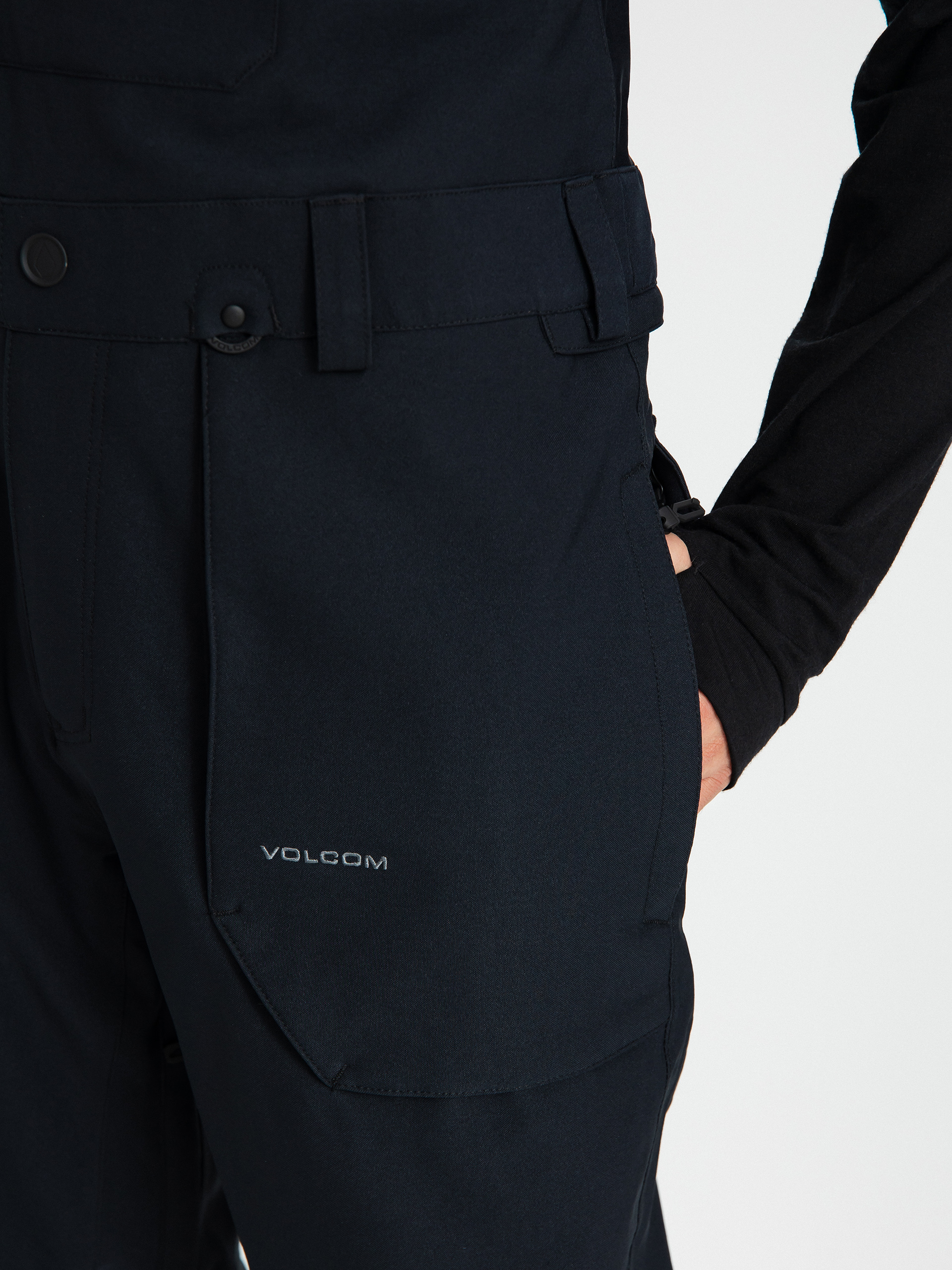Pánske Snowboardové nohavice Volcom Roan Bib Overall (black)