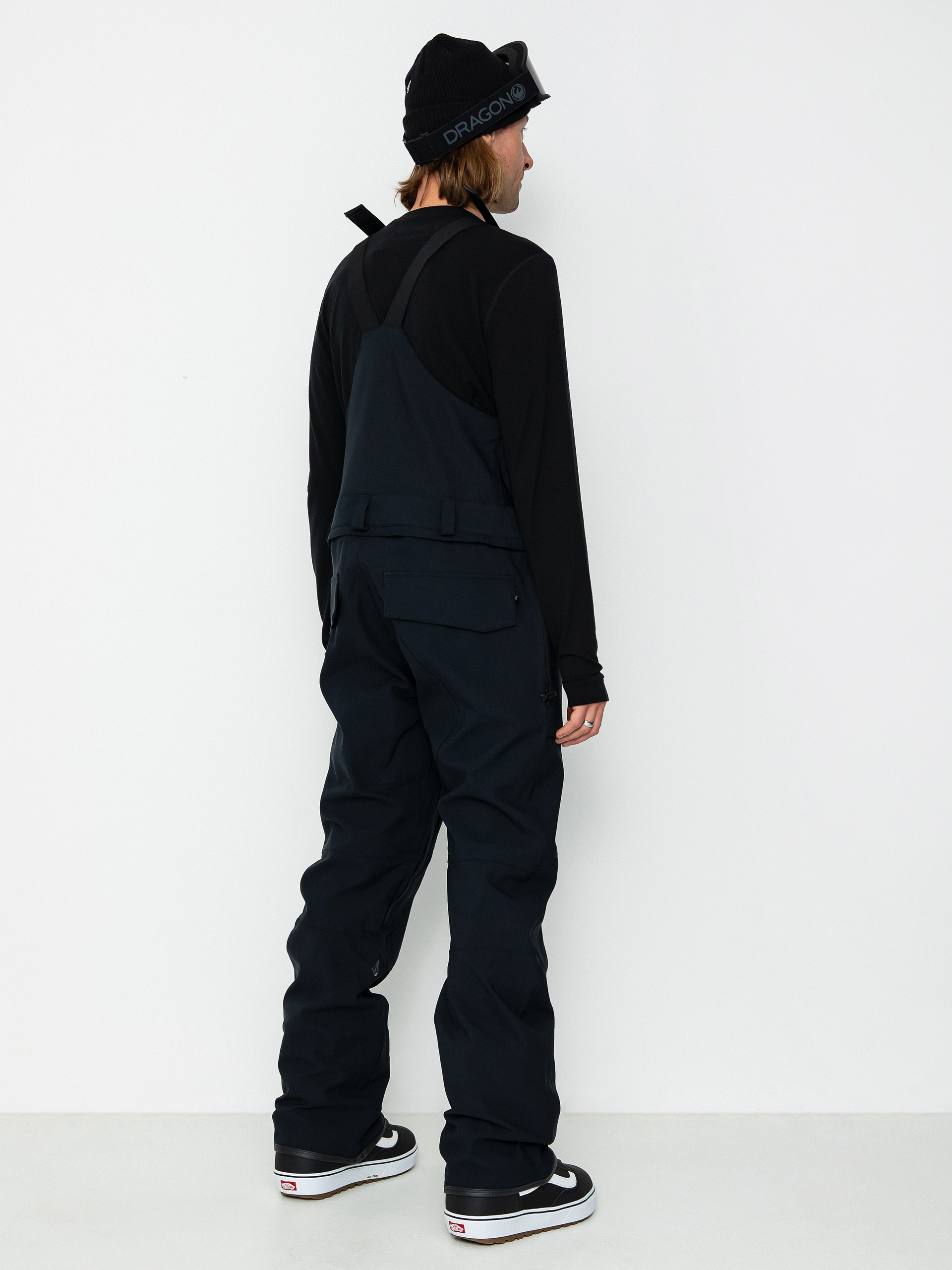 Pánske Snowboardové nohavice Volcom Roan Bib Overall (black)