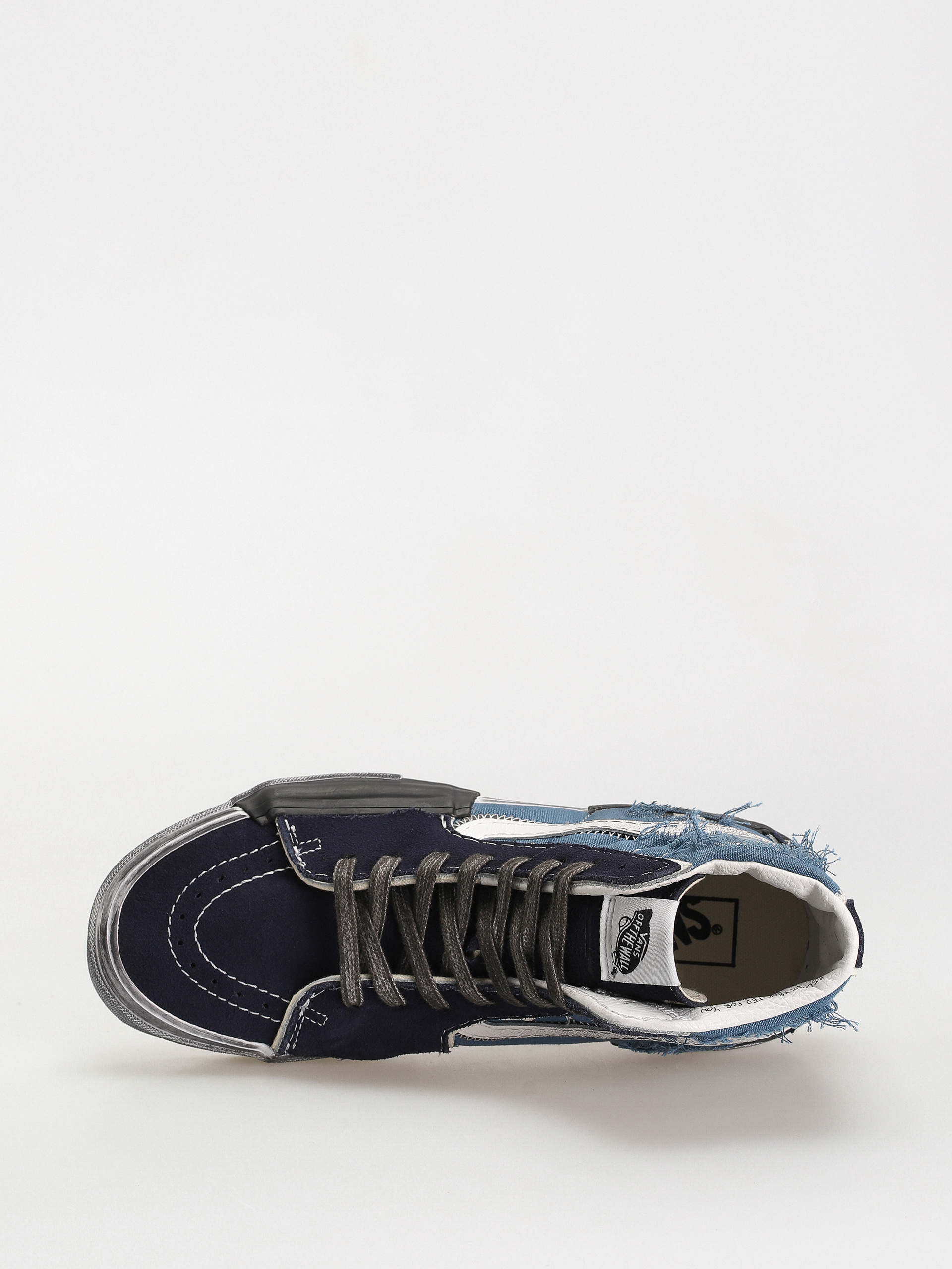 Topánky Vans Sk8 Hi Reconstruct (stressed check navy/stv navy)