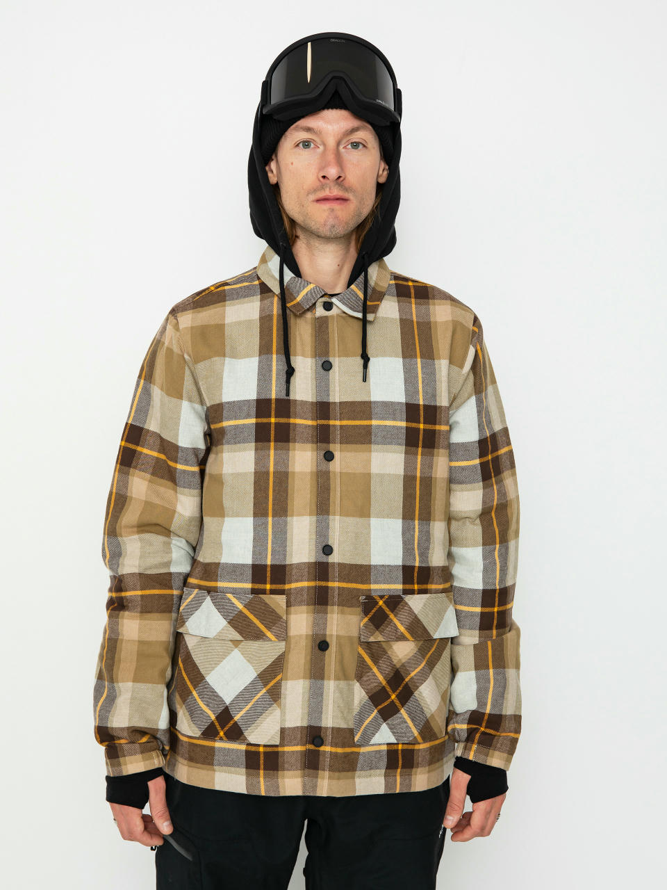 Snowboardová bunda Volcom Ins Riding Flannel (khakiest)