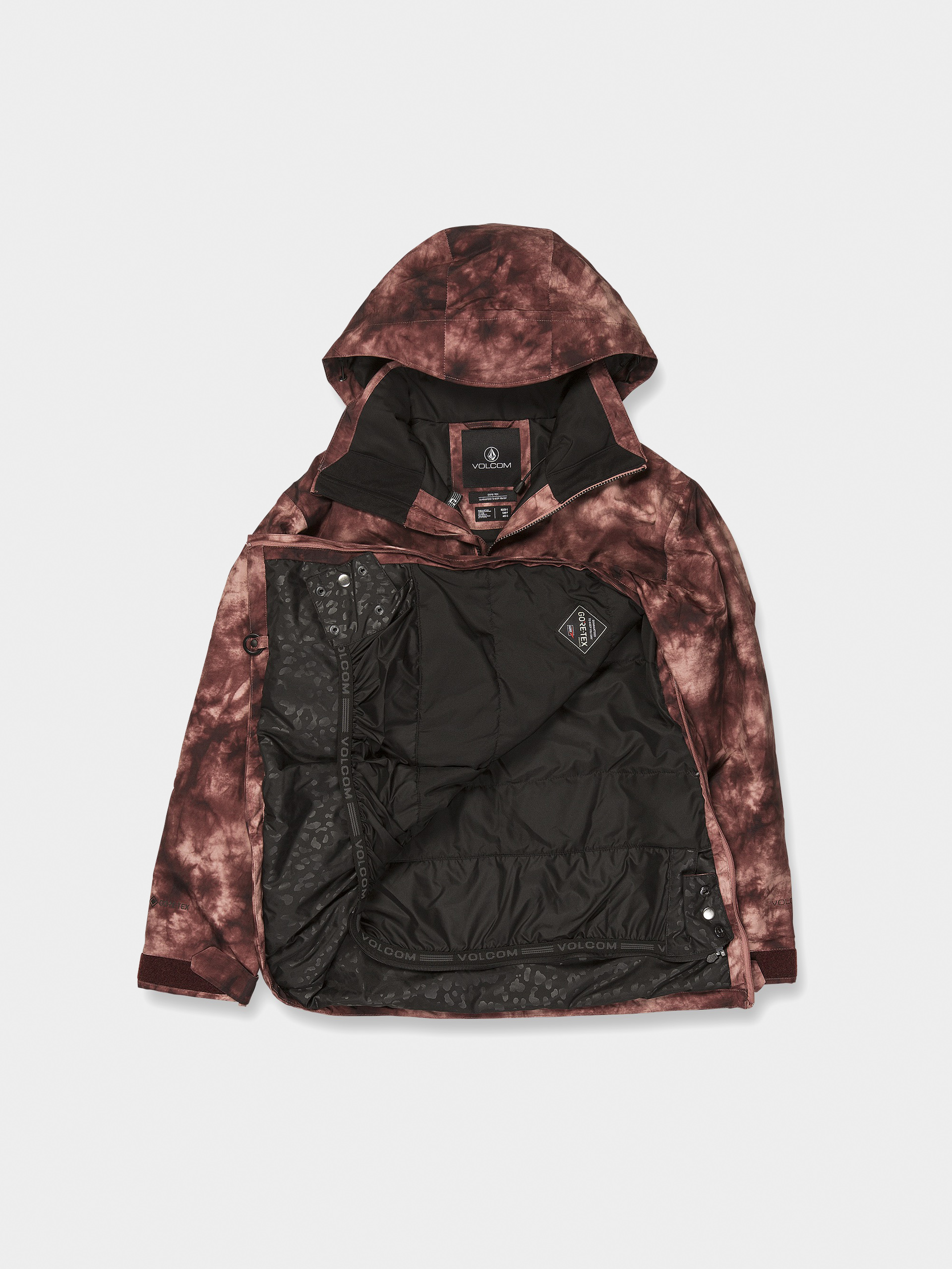 Dámska Snowboardová bunda Volcom Fern Ins Gore Pullover (pink salt wash)