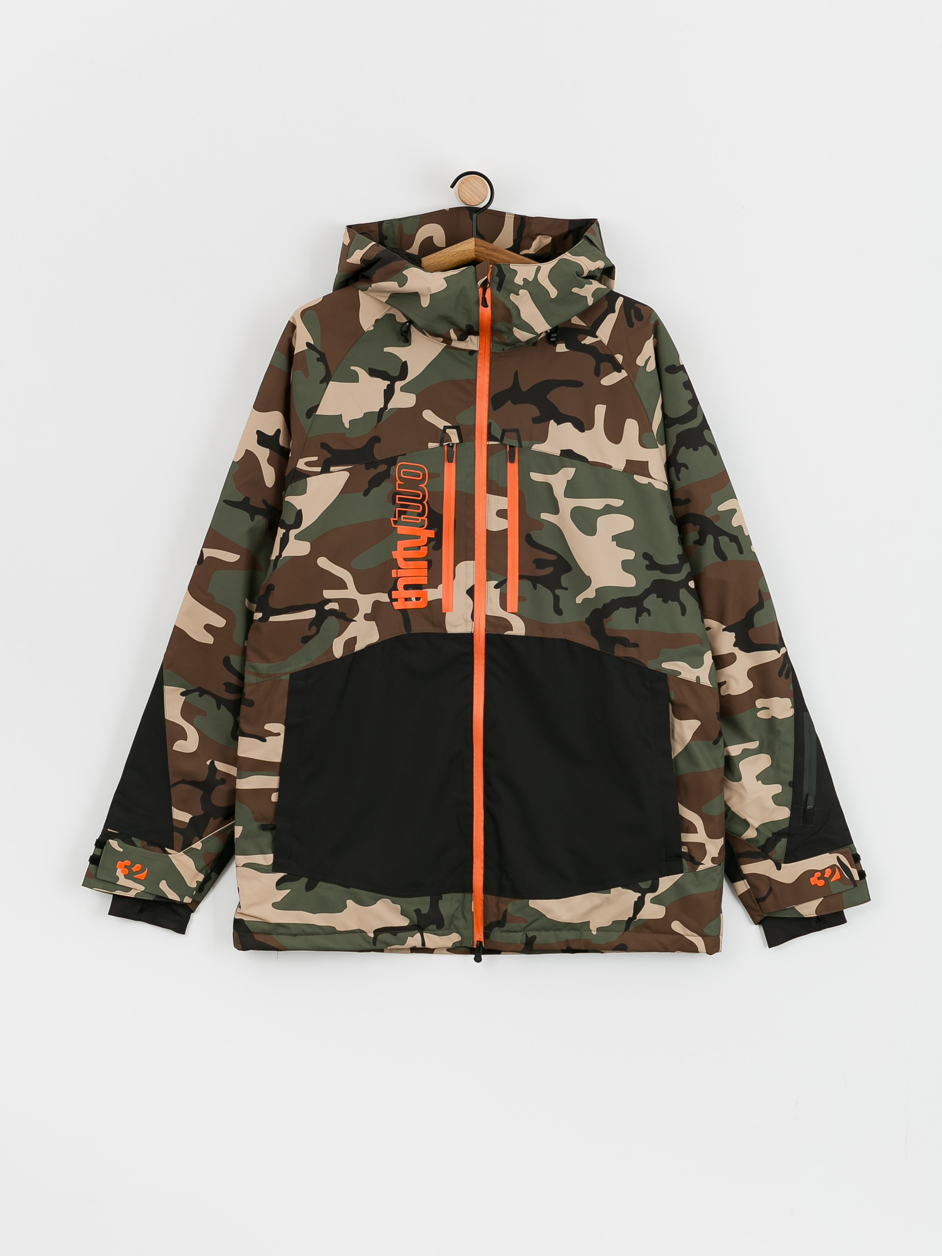 Pánska Snowboardová bunda ThirtyTwo Lashed Insulated (black/camo)