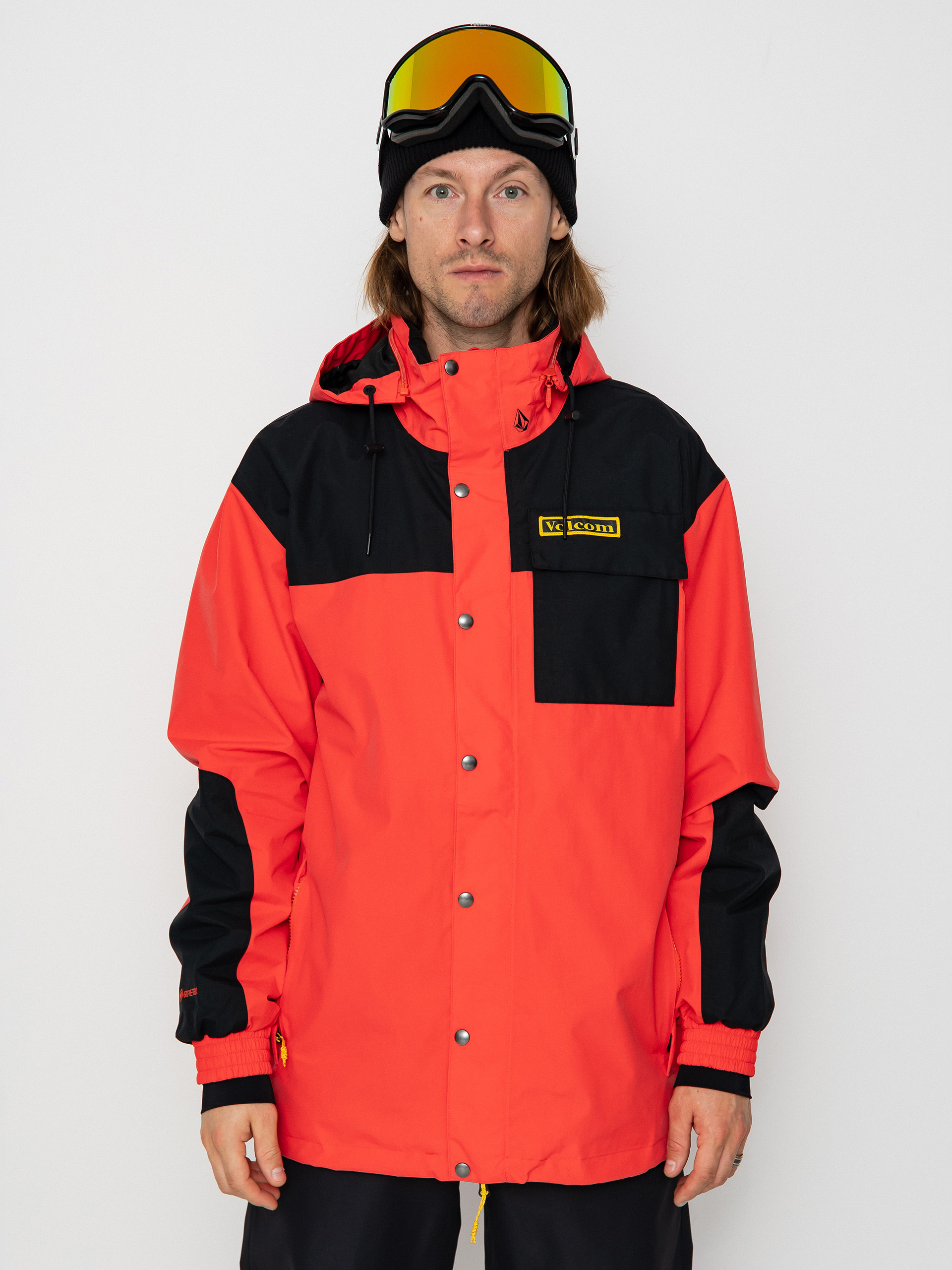 Pánska Snowboardová bunda Volcom Longo Gore Tex (orange)