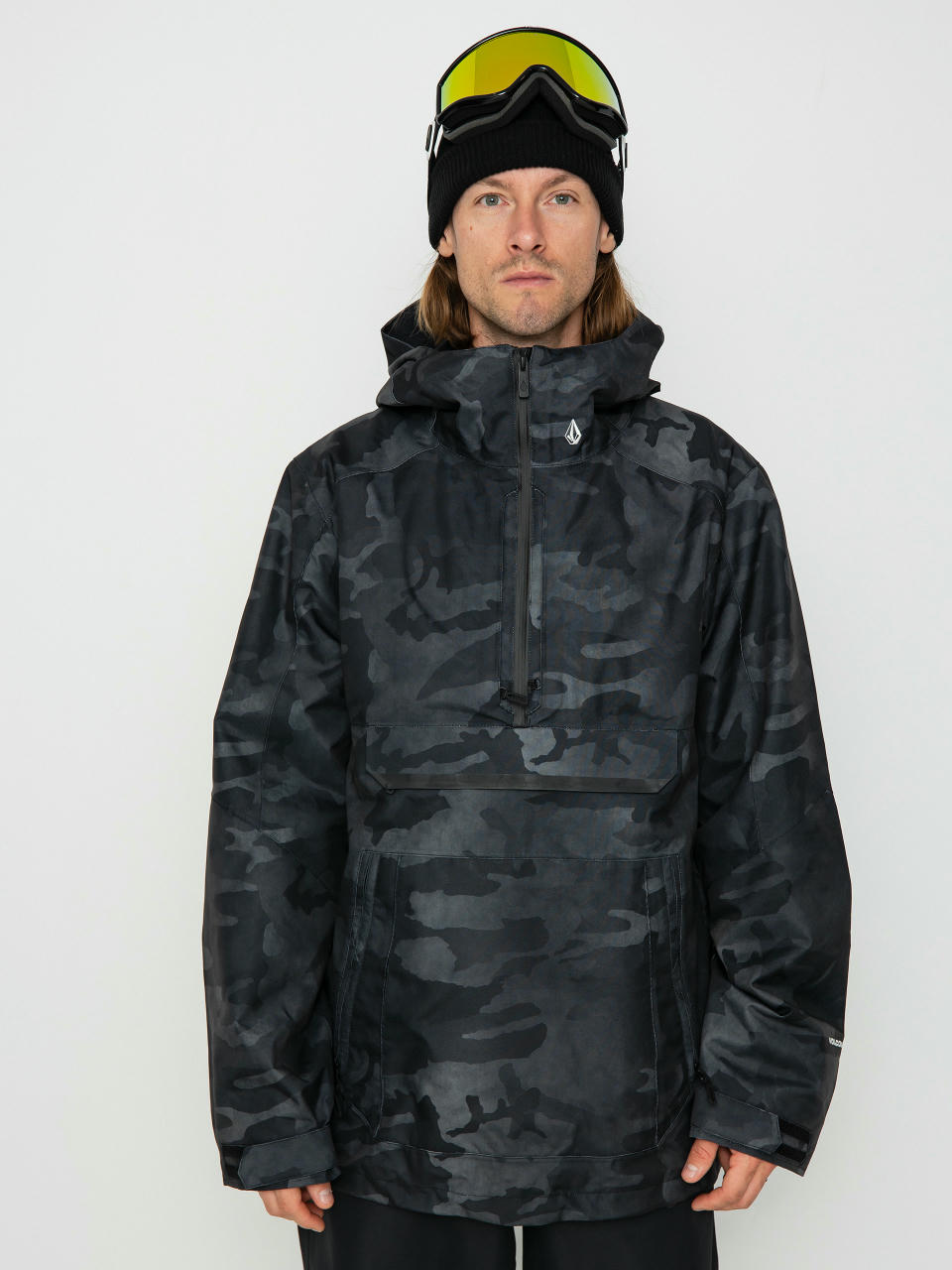 Snowboardová bunda Volcom Brighton Pullover (black camo)