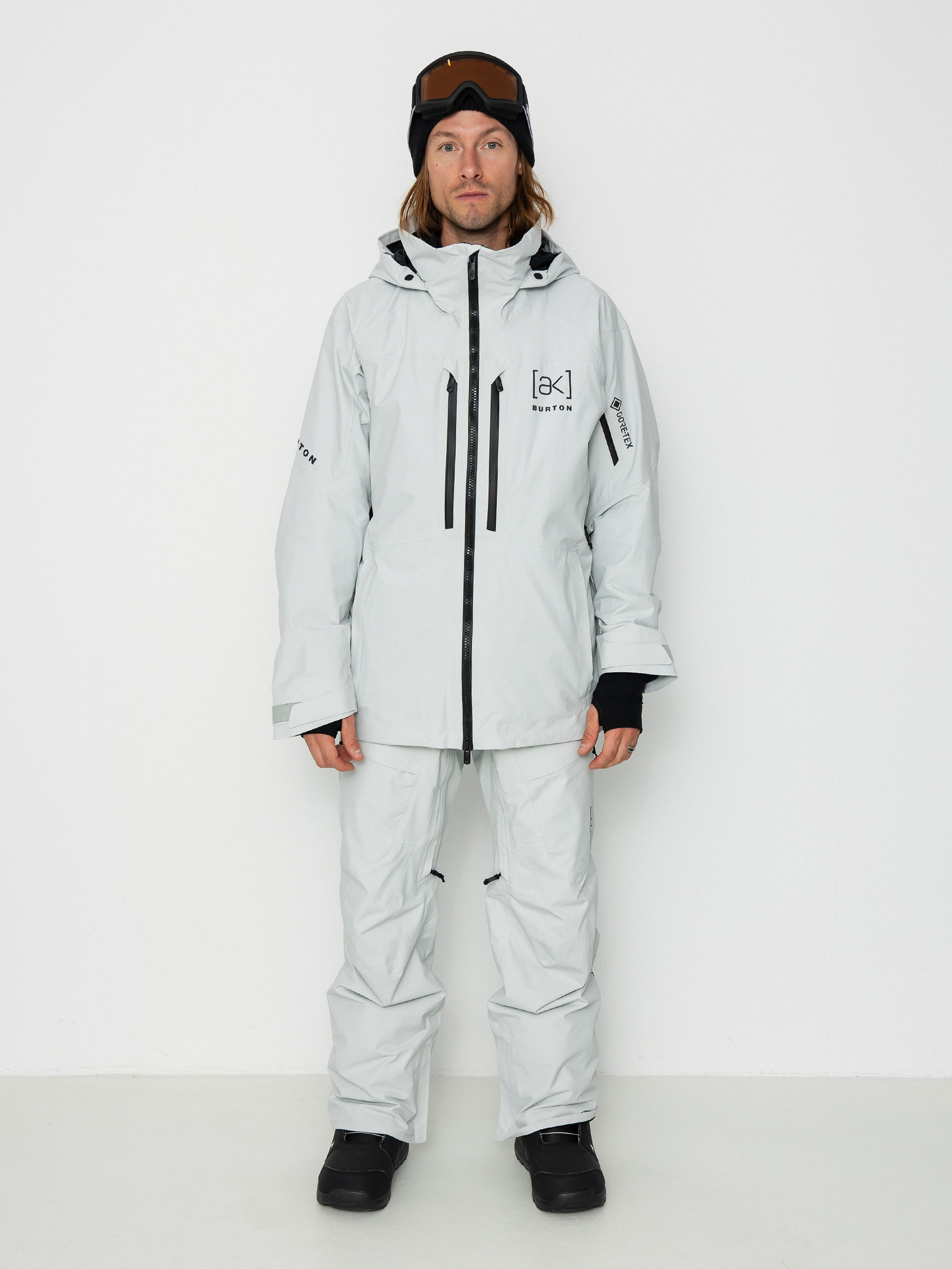 Pánska Snowboardová bunda Burton Ak Gore Tex Cyclic (gray cloud)