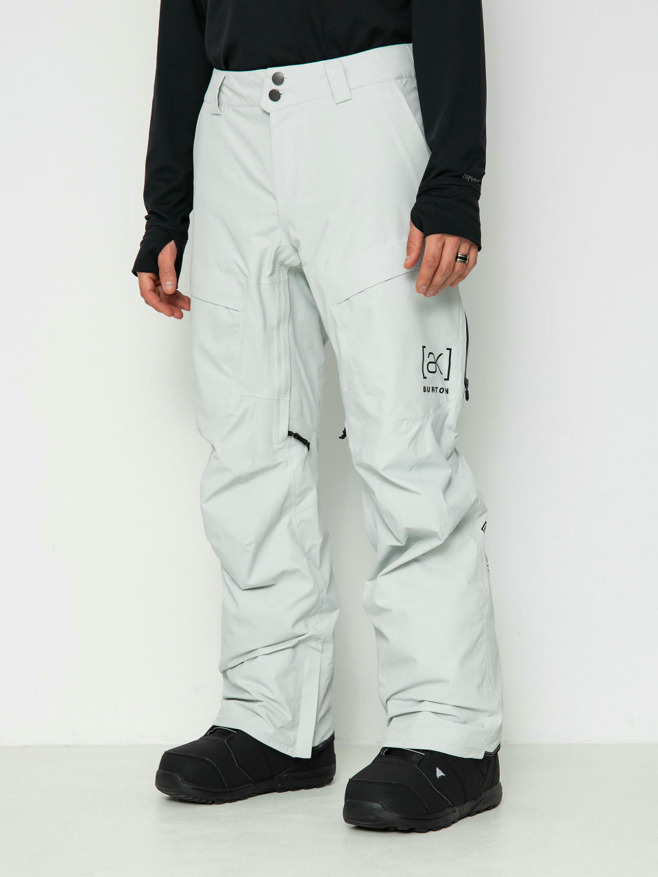 Pánske Snowboardové nohavice Burton Ak Gore Tex Swash (gray cloud)