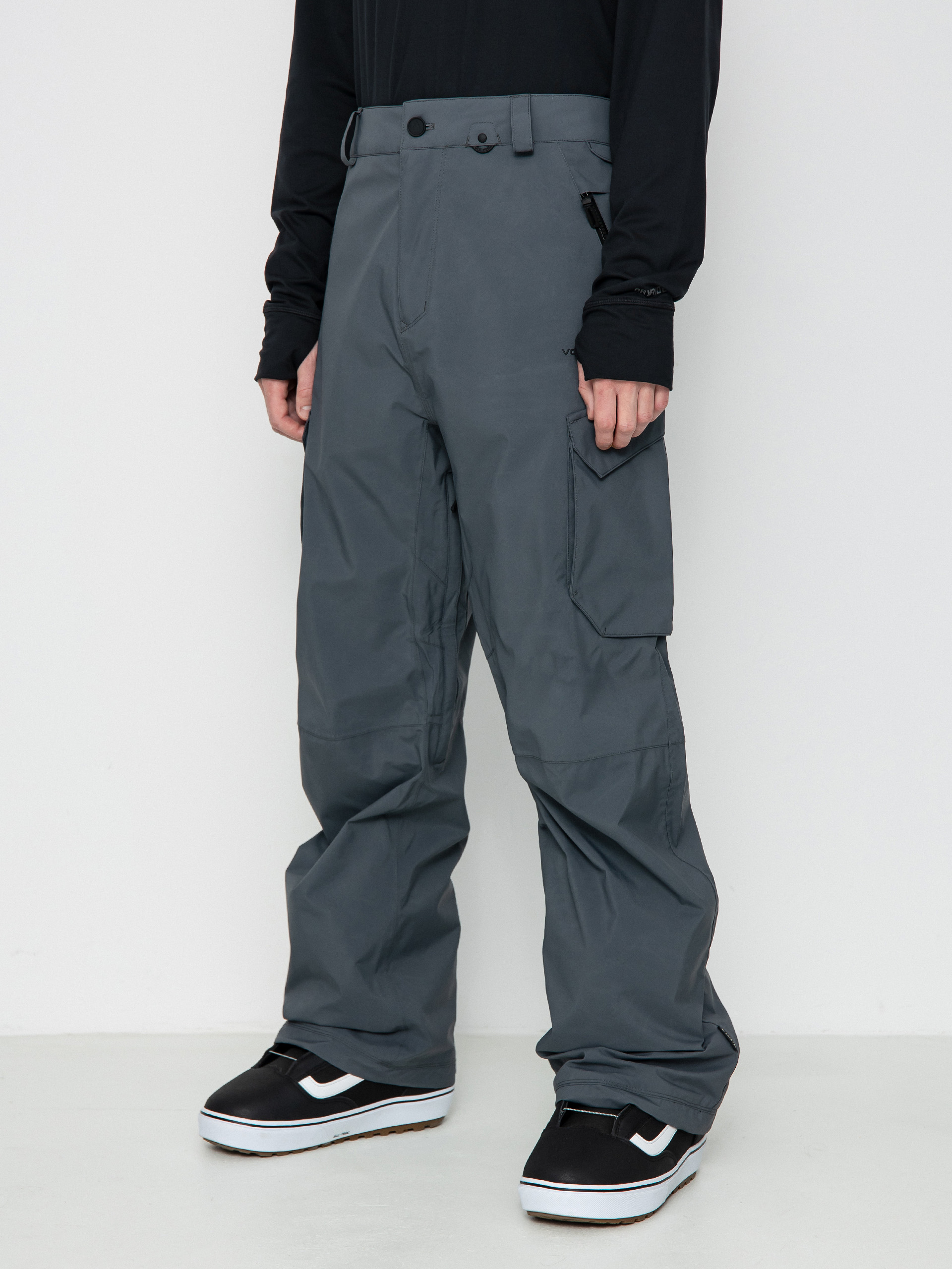 Pánske Snowboardové nohavice Volcom Stone Stretch Gore Tex (dark grey)