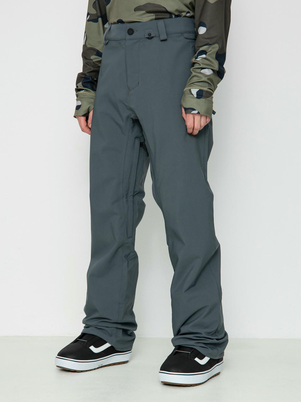 Snowboardové nohavice Volcom Freakin Snow Chino (dark grey)