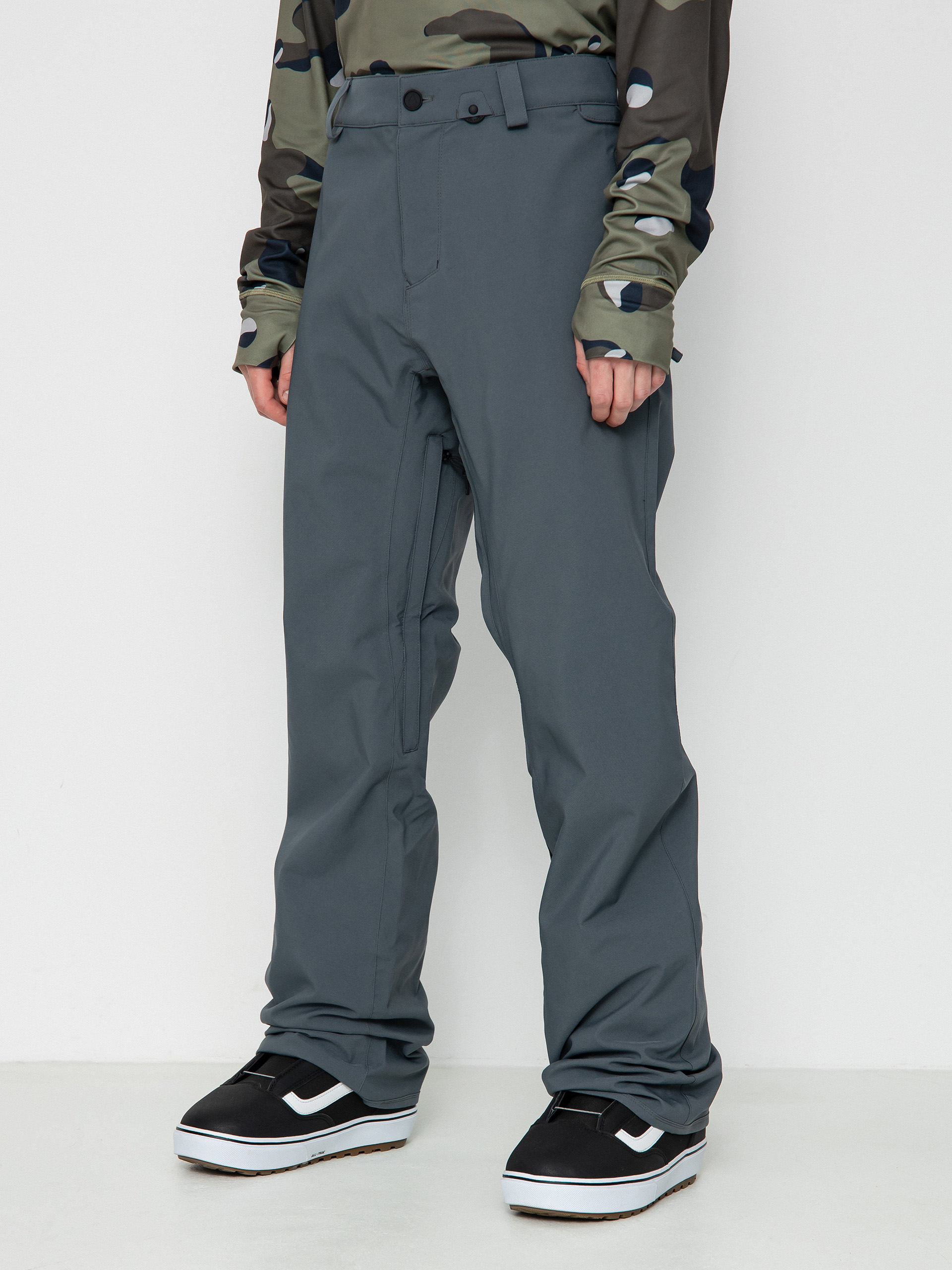 Pánske Snowboardové nohavice Volcom Freakin Snow Chino (dark grey)