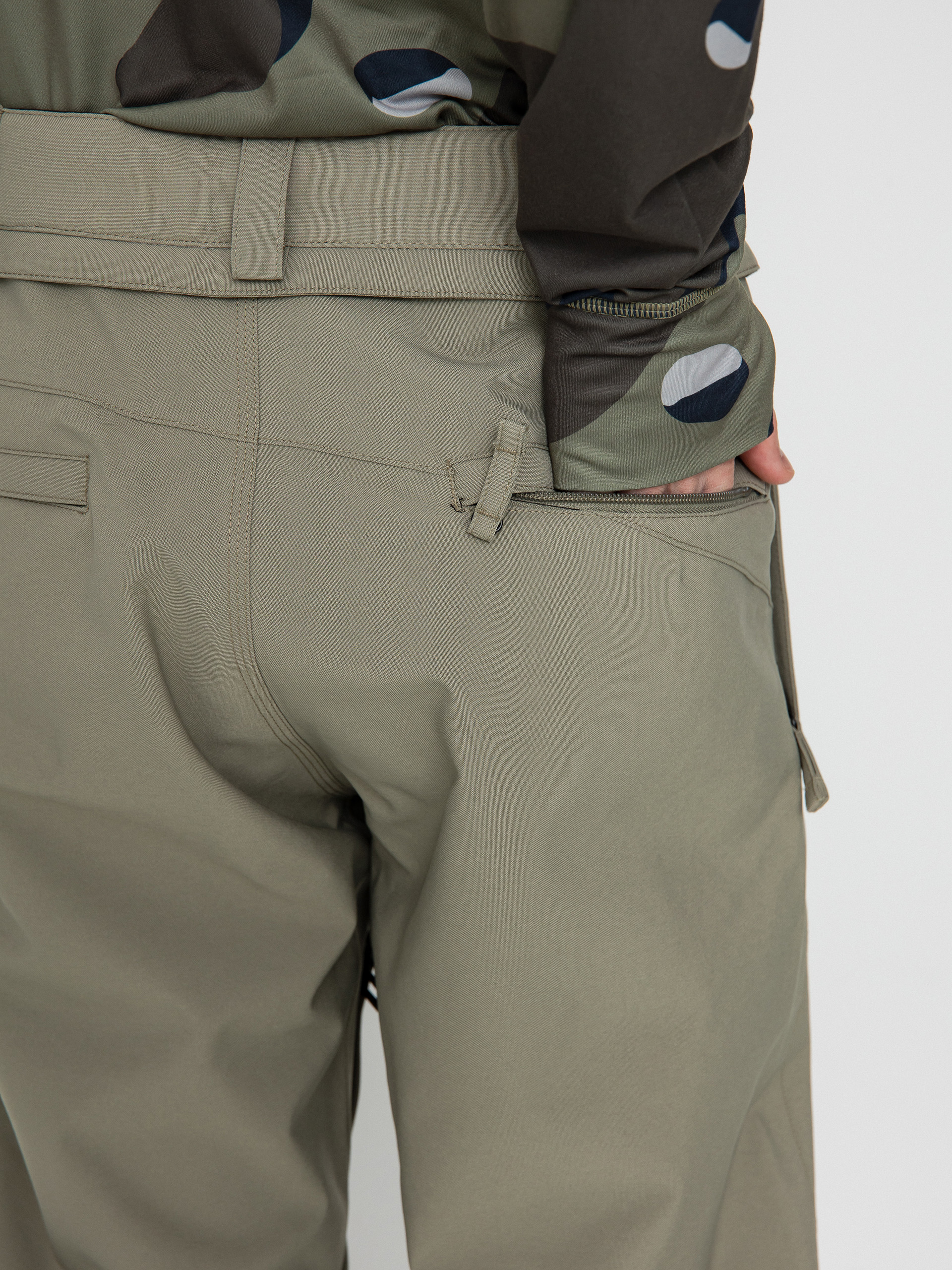 Pánske Snowboardové nohavice Volcom Freakin Snow Chino (light military)