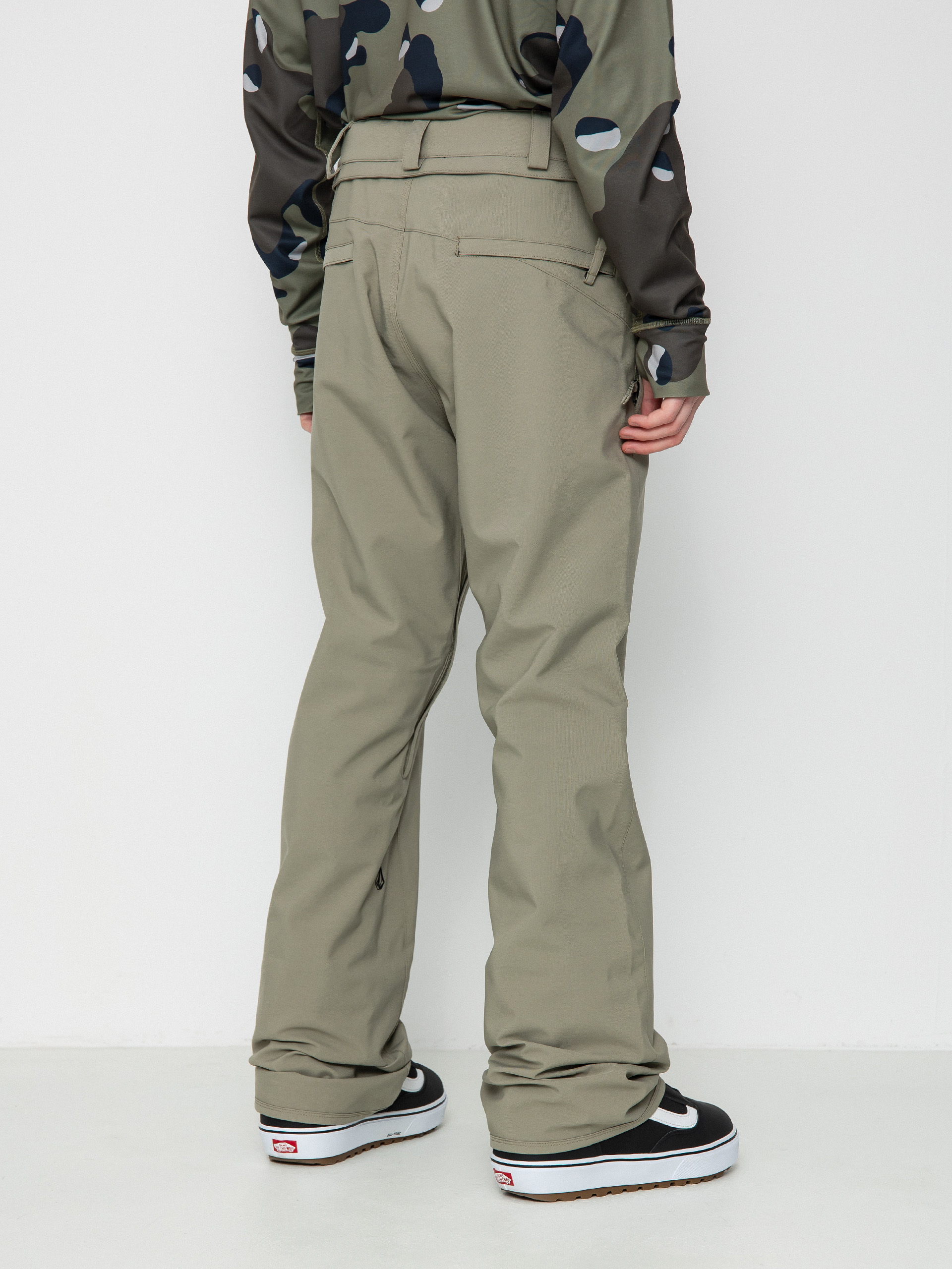 Pánske Snowboardové nohavice Volcom Freakin Snow Chino (light military)