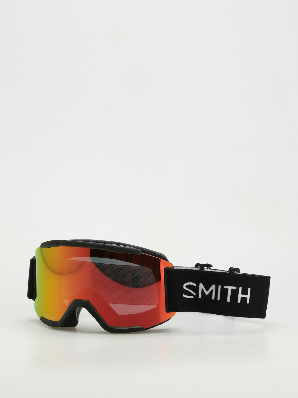 Snowboardové okuliare Smith Squad (black/chromapop sun red mirror)