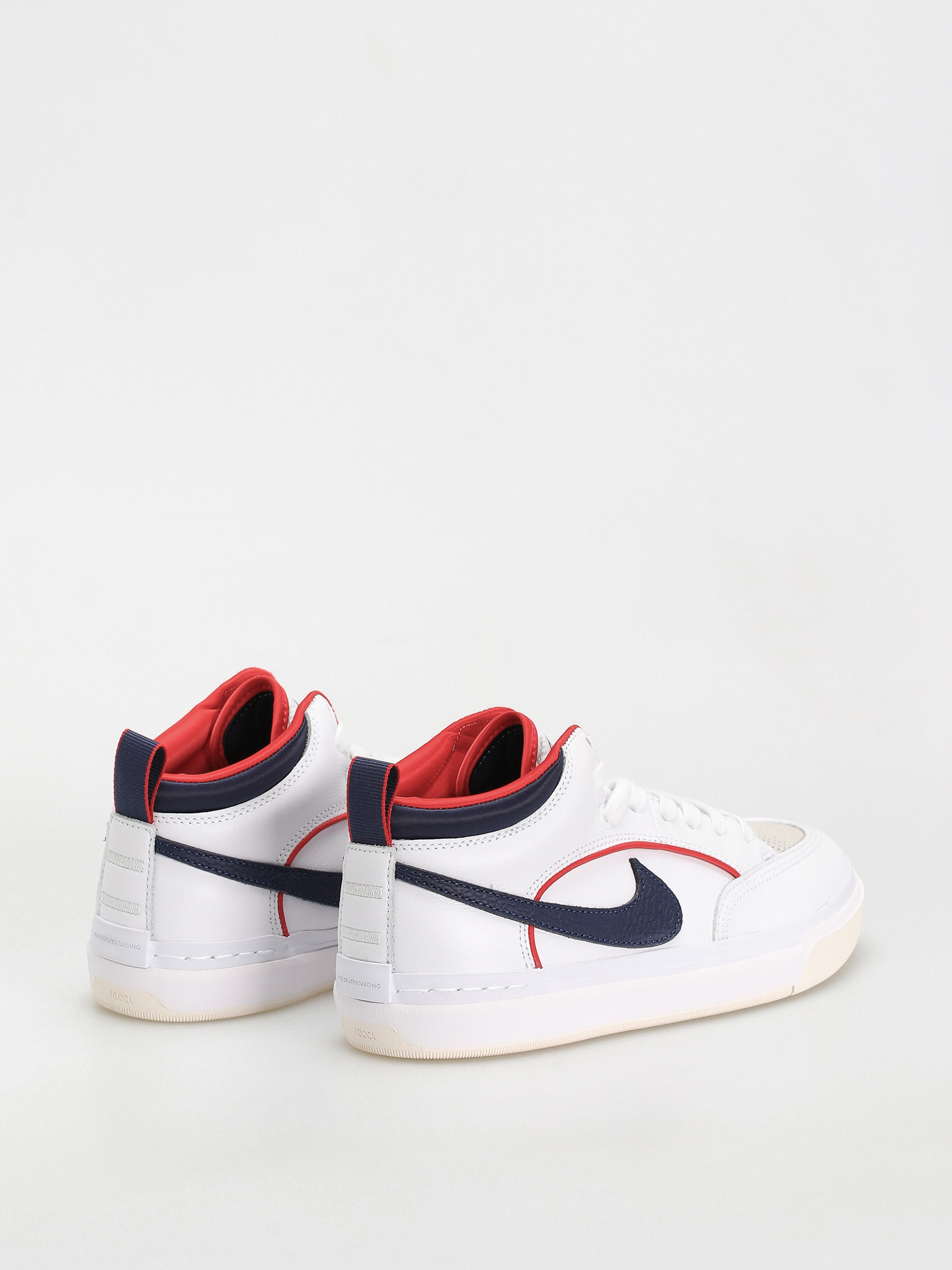 Topánky Nike SB React Leo Premium (white/midnight navy university red white)
