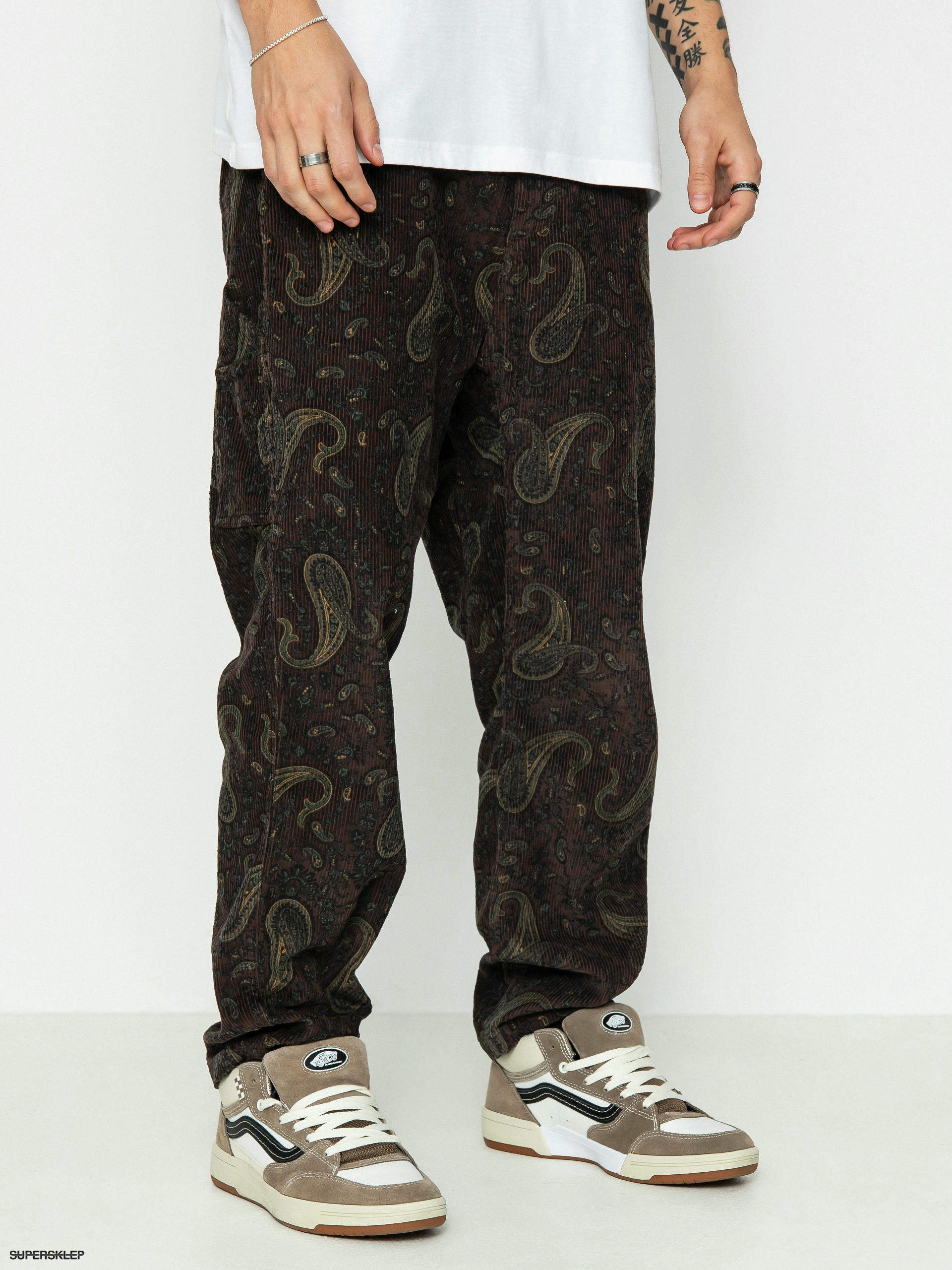 Nohavice Carhartt WIP Flint (paisley print buckeye)