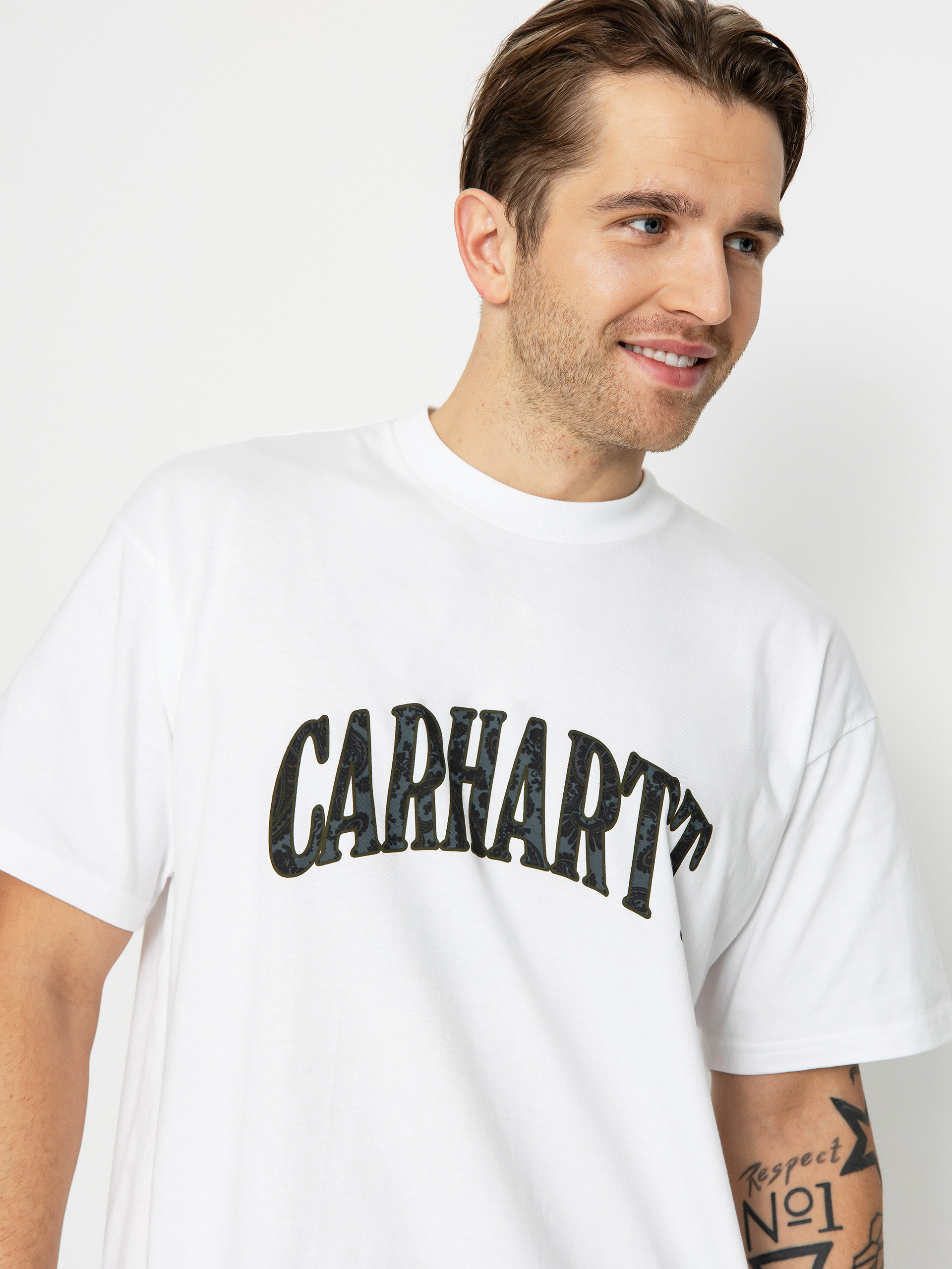 Tričko Carhartt WIP Paisley Script (white)