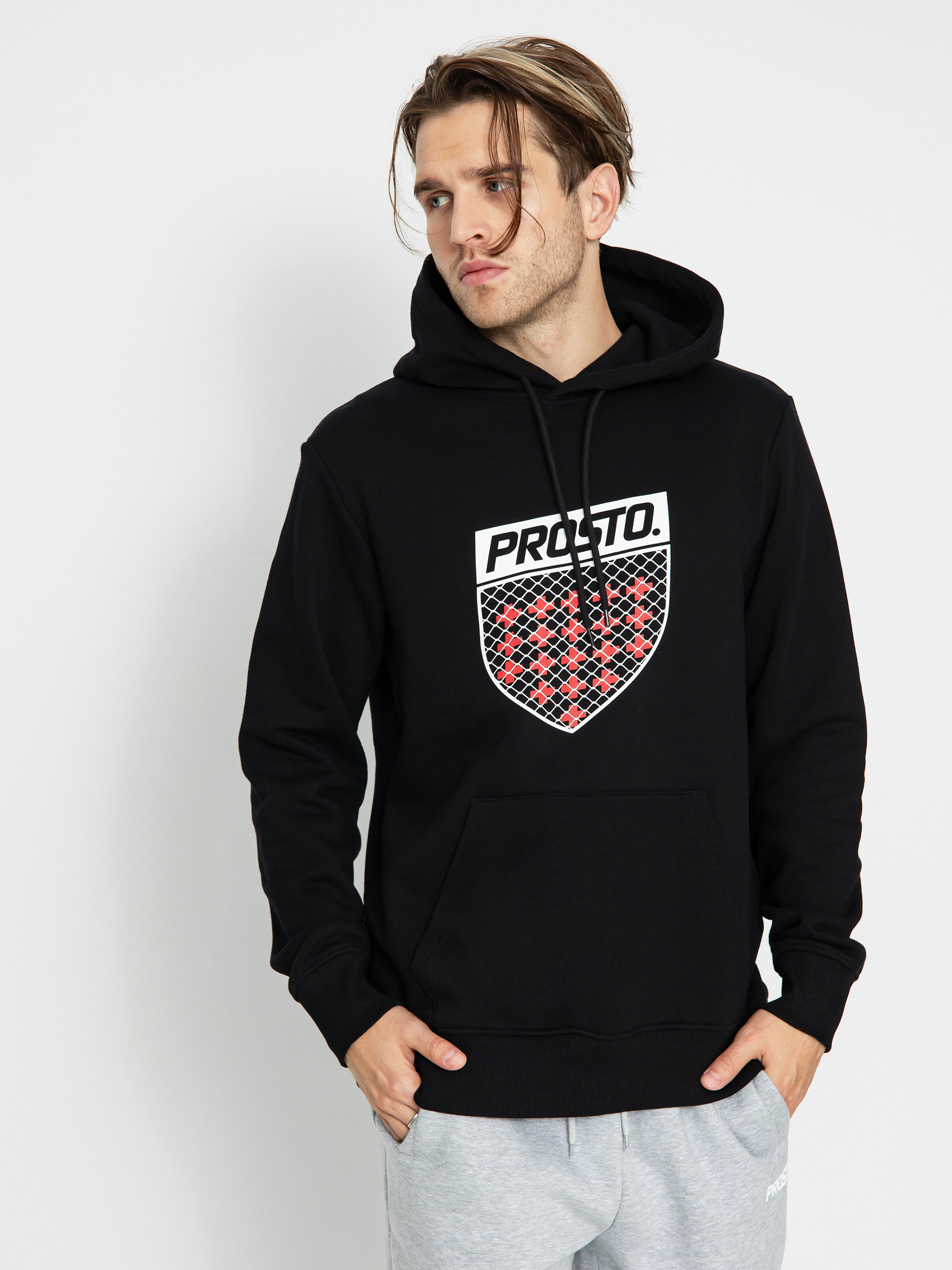 Mikina s kapucňou Prosto Toogit HD (black)