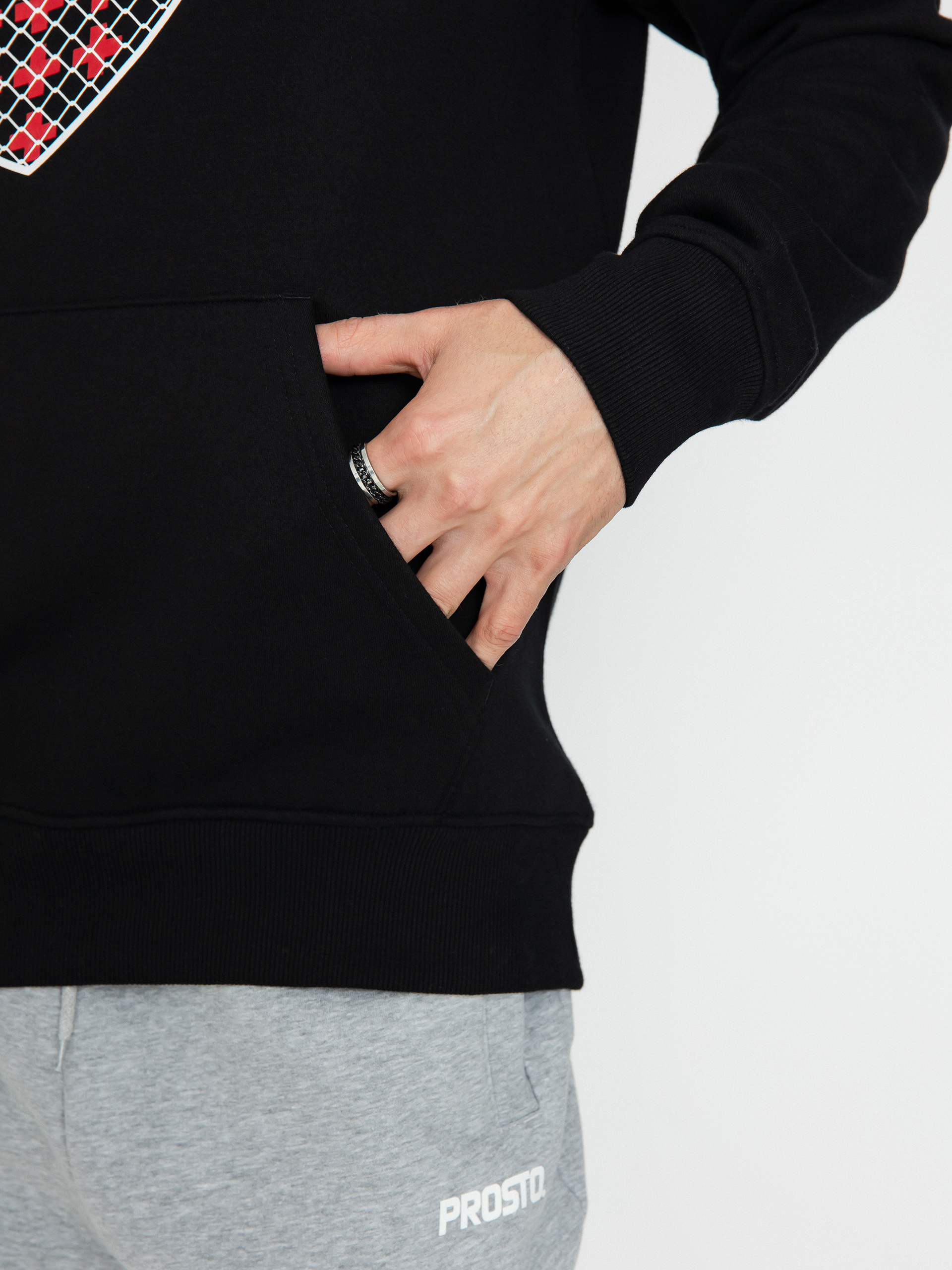 Mikina s kapucňou Prosto Toogit HD (black)