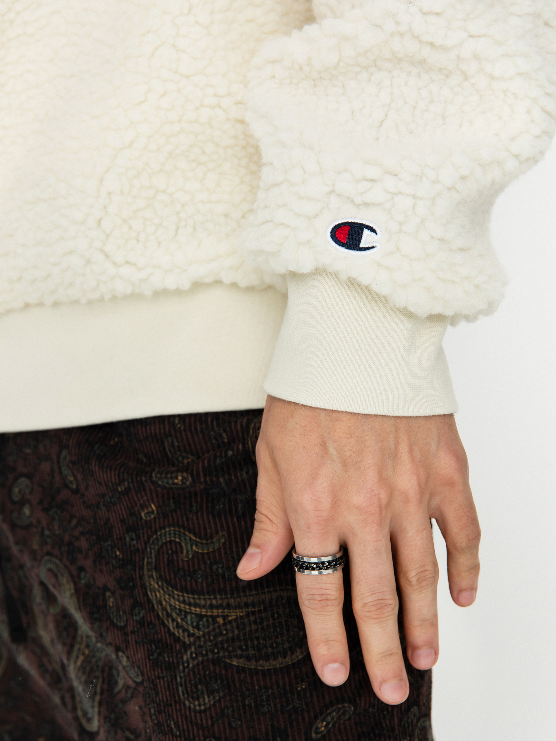 Mikina s kapucňou Champion Hooded Half Zip Top 219446 (wsw)