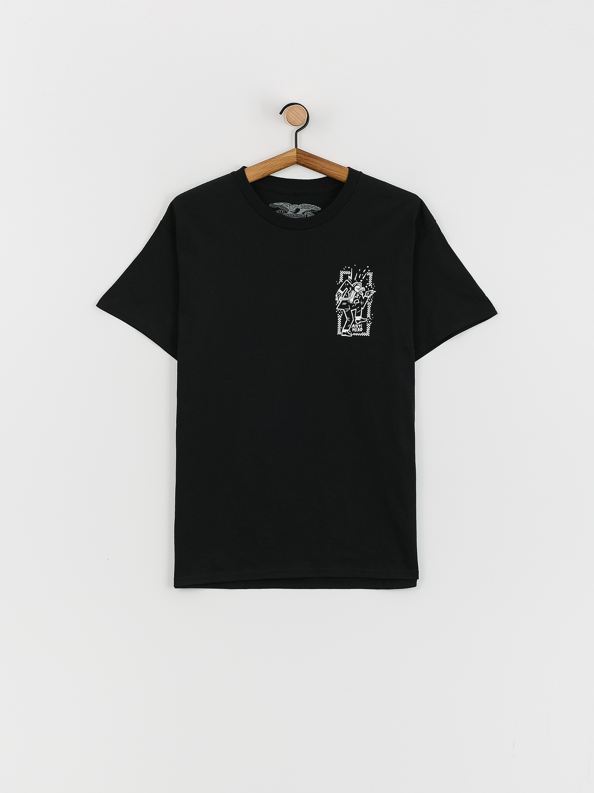 Tričko Antihero Rude Bwoy (black/white)