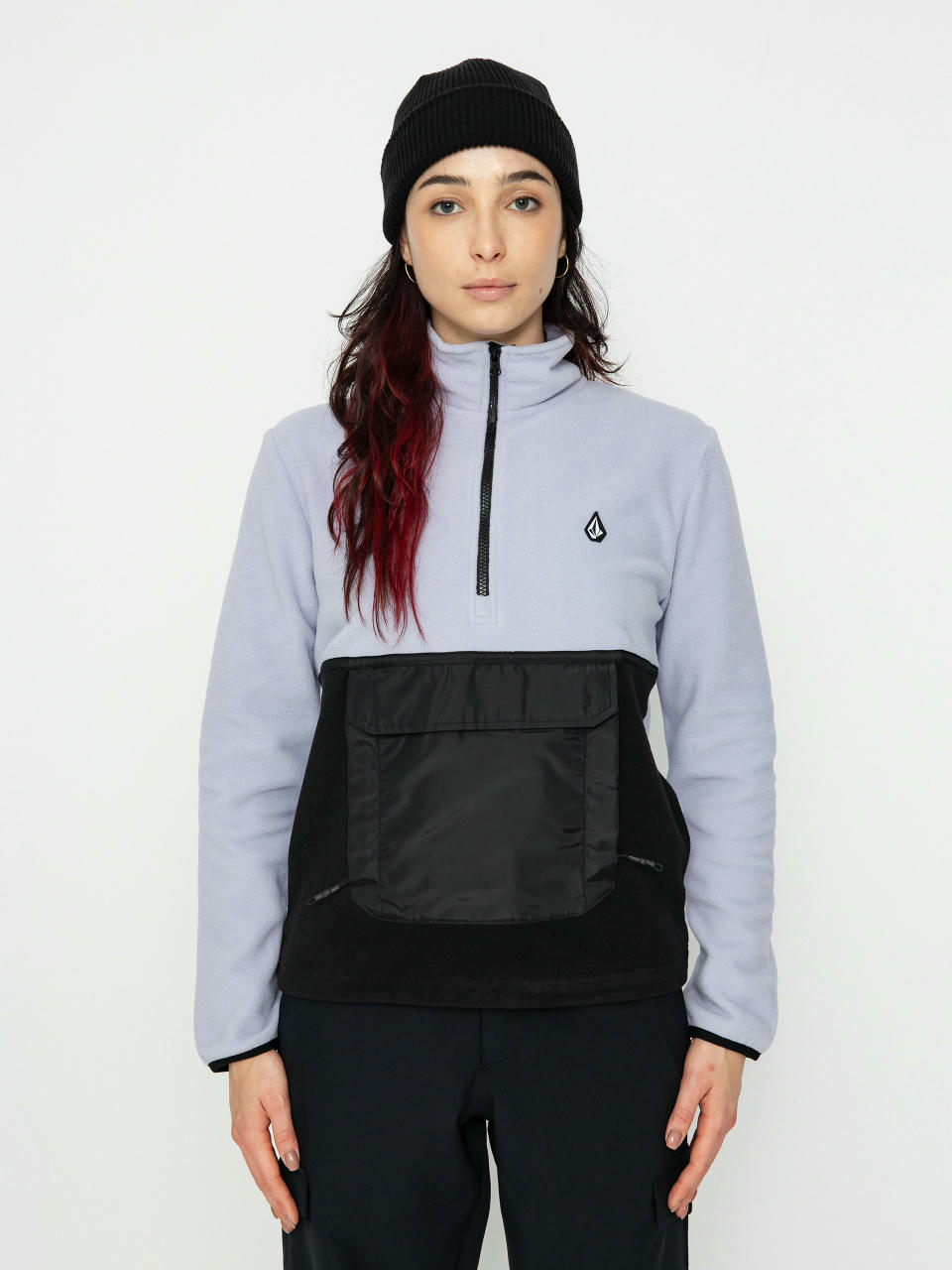 Termomikina Volcom Polar 1/2 Zip Wmn (lilac ash)