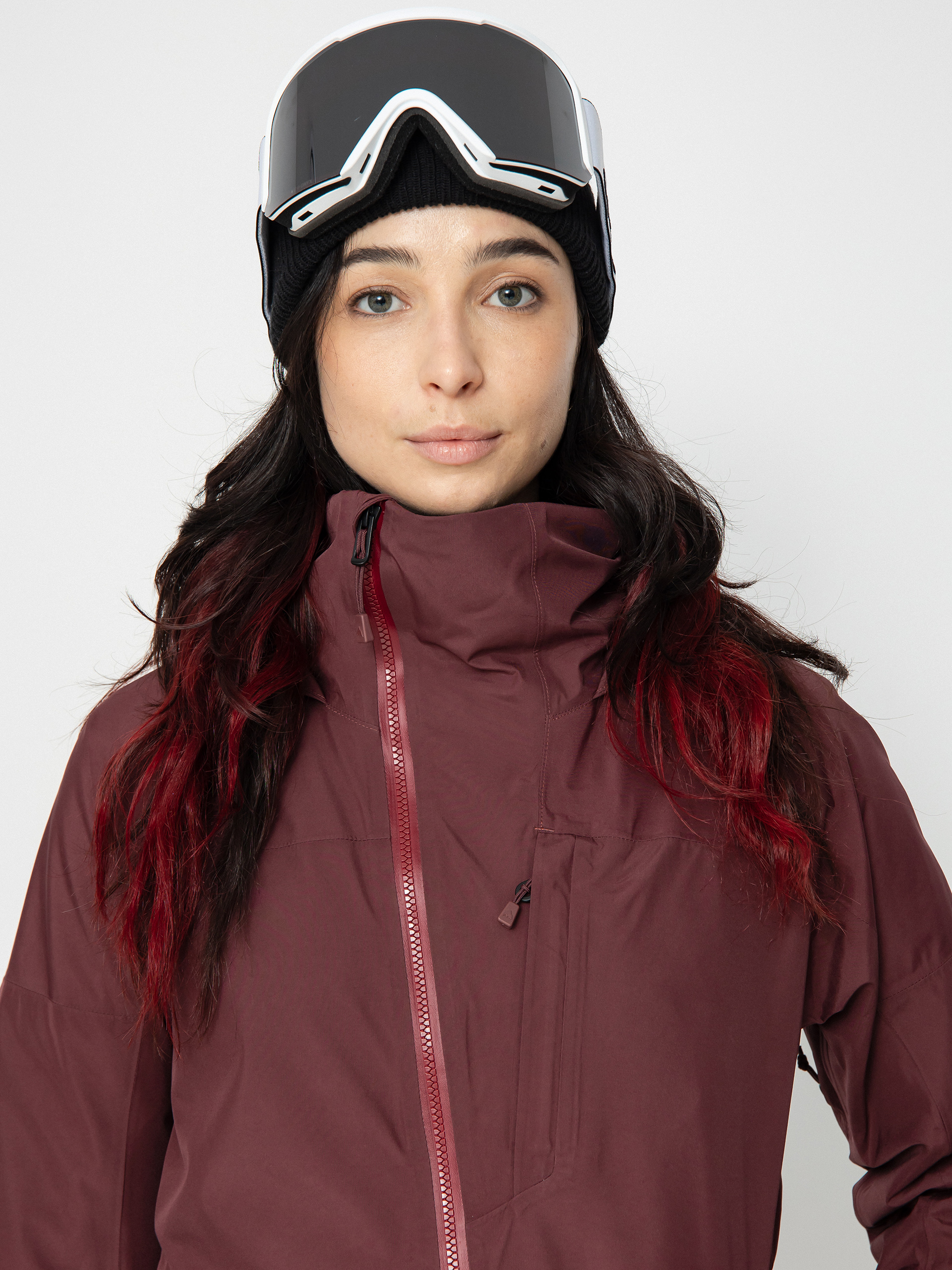 Dámska Snowboardová bunda Burton Pillowline Gore Tex (almandine)