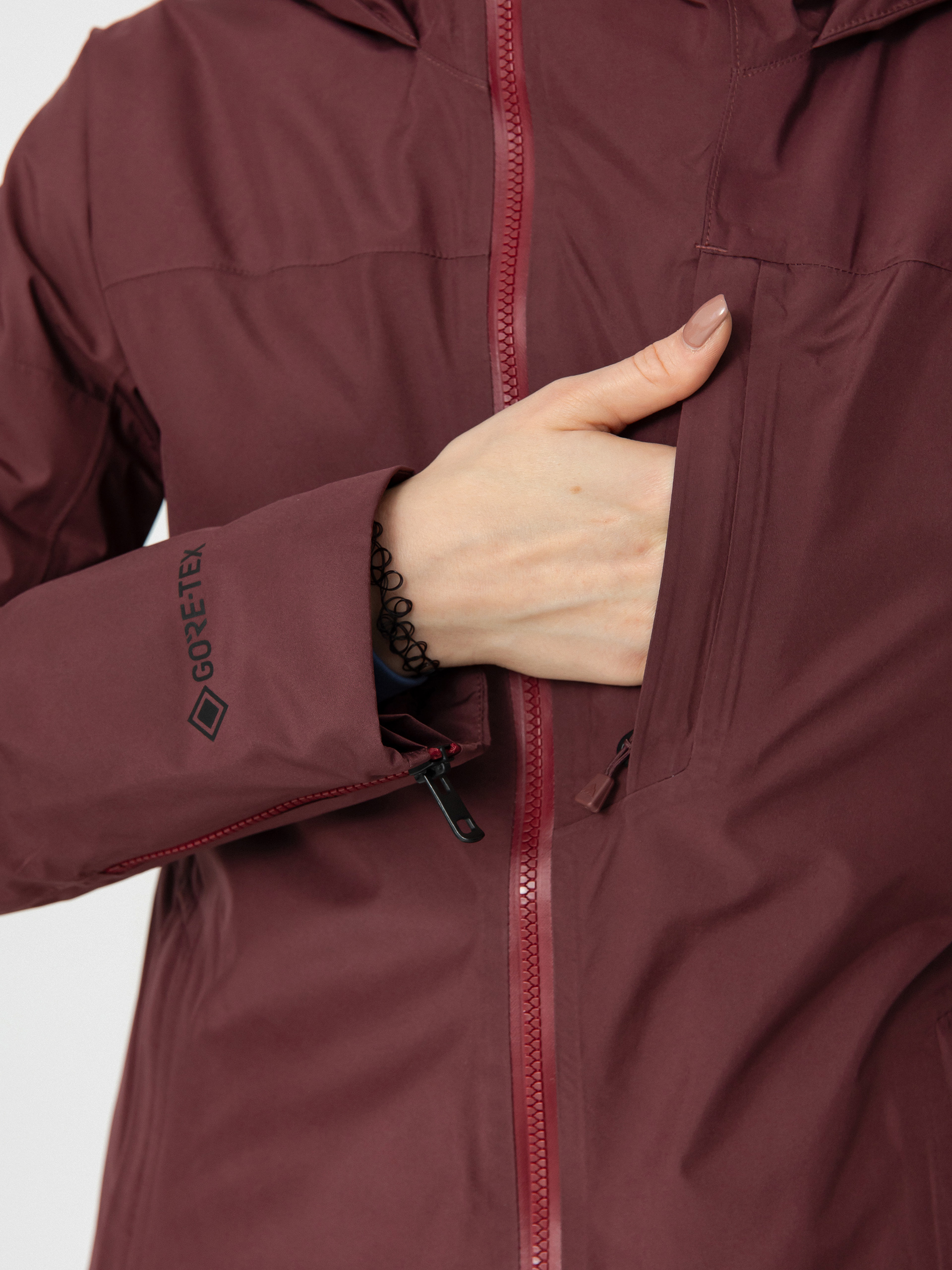 Dámska Snowboardová bunda Burton Pillowline Gore Tex (almandine)