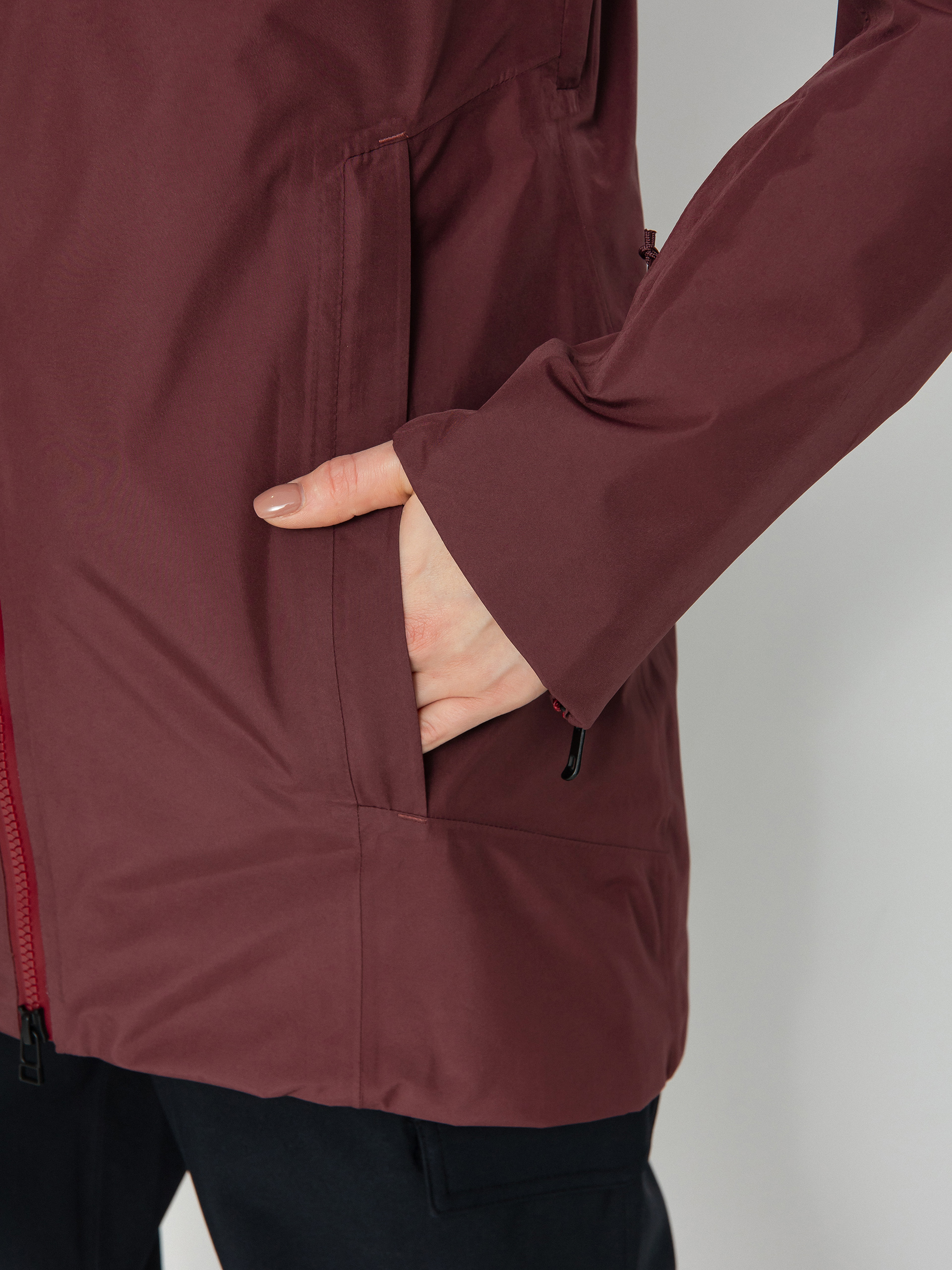 Dámska Snowboardová bunda Burton Pillowline Gore Tex (almandine)