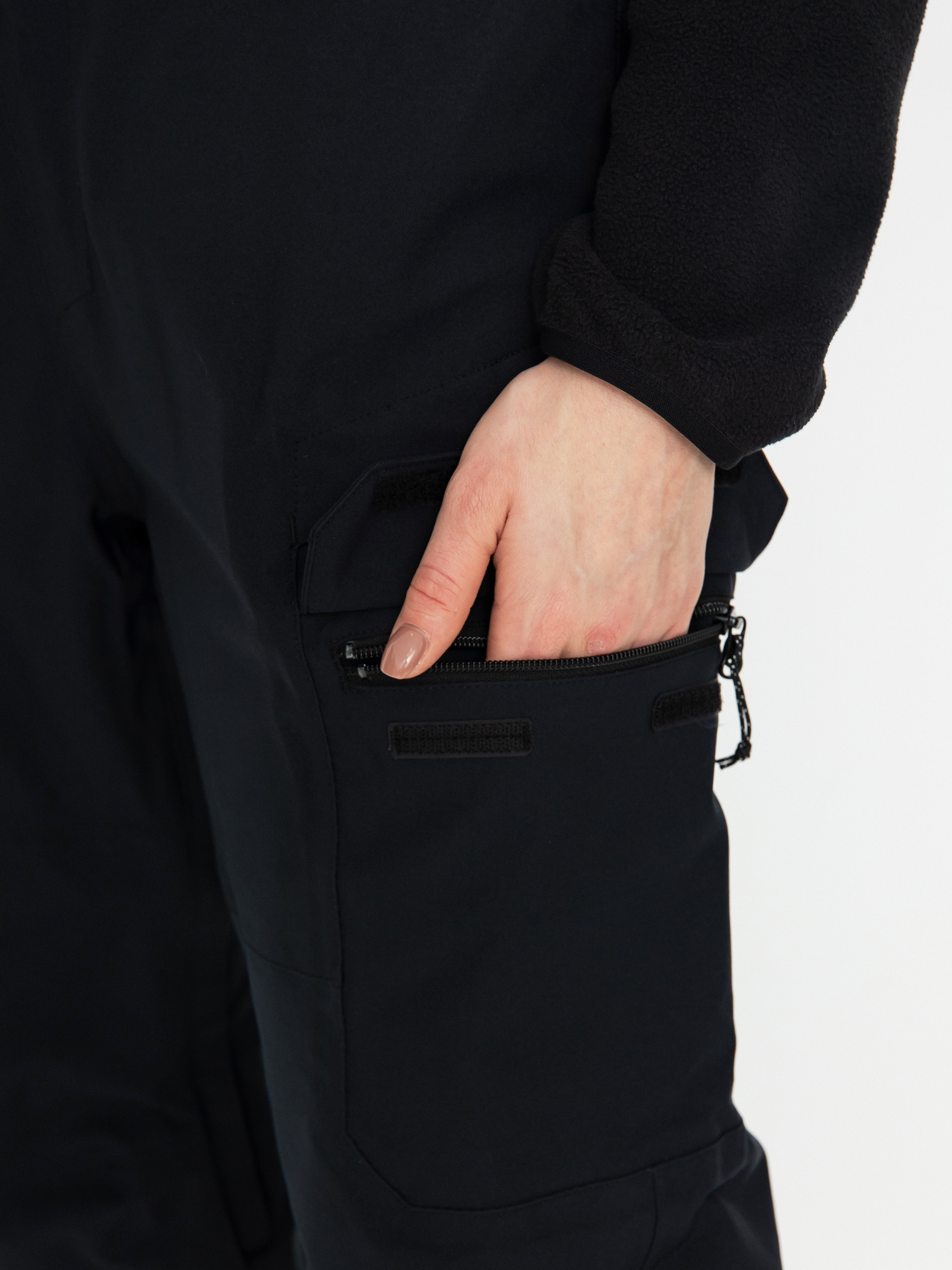 Dámske Snowboardové nohavice Volcom Creston 3Dstretch Bib Overall (black)