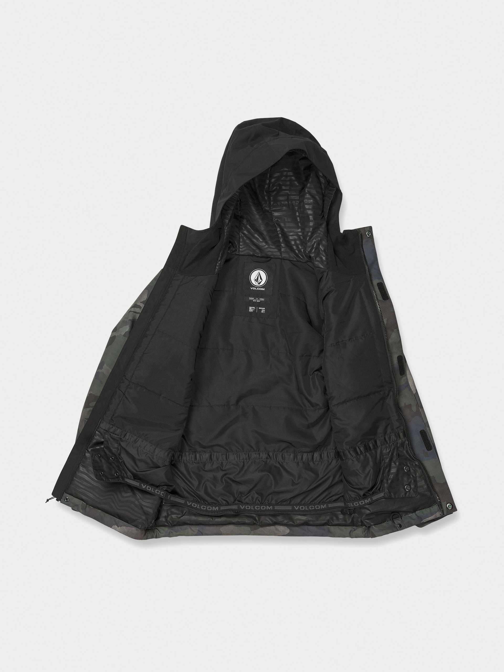 Snowboardová bunda Volcom Stone.91 Ins JR (cloudwash camo)