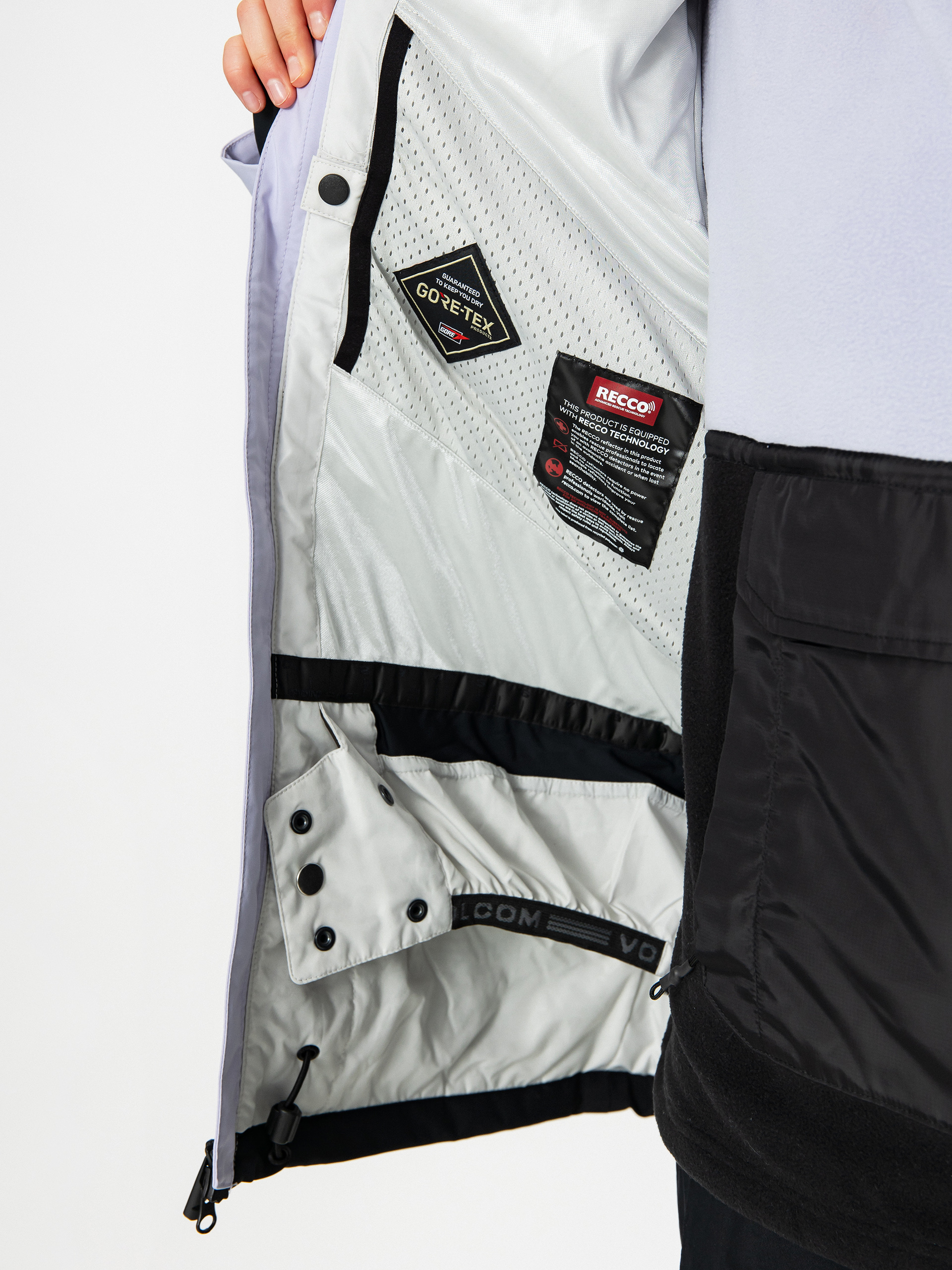 Dámska Snowboardová bunda Volcom 3D Stretch Gore (lilac ash)