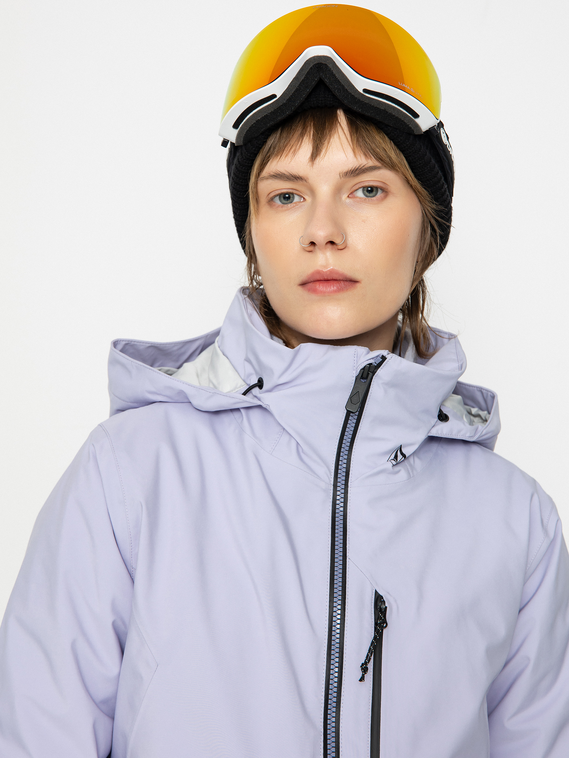 Dámska Snowboardová bunda Volcom 3D Stretch Gore (lilac ash)