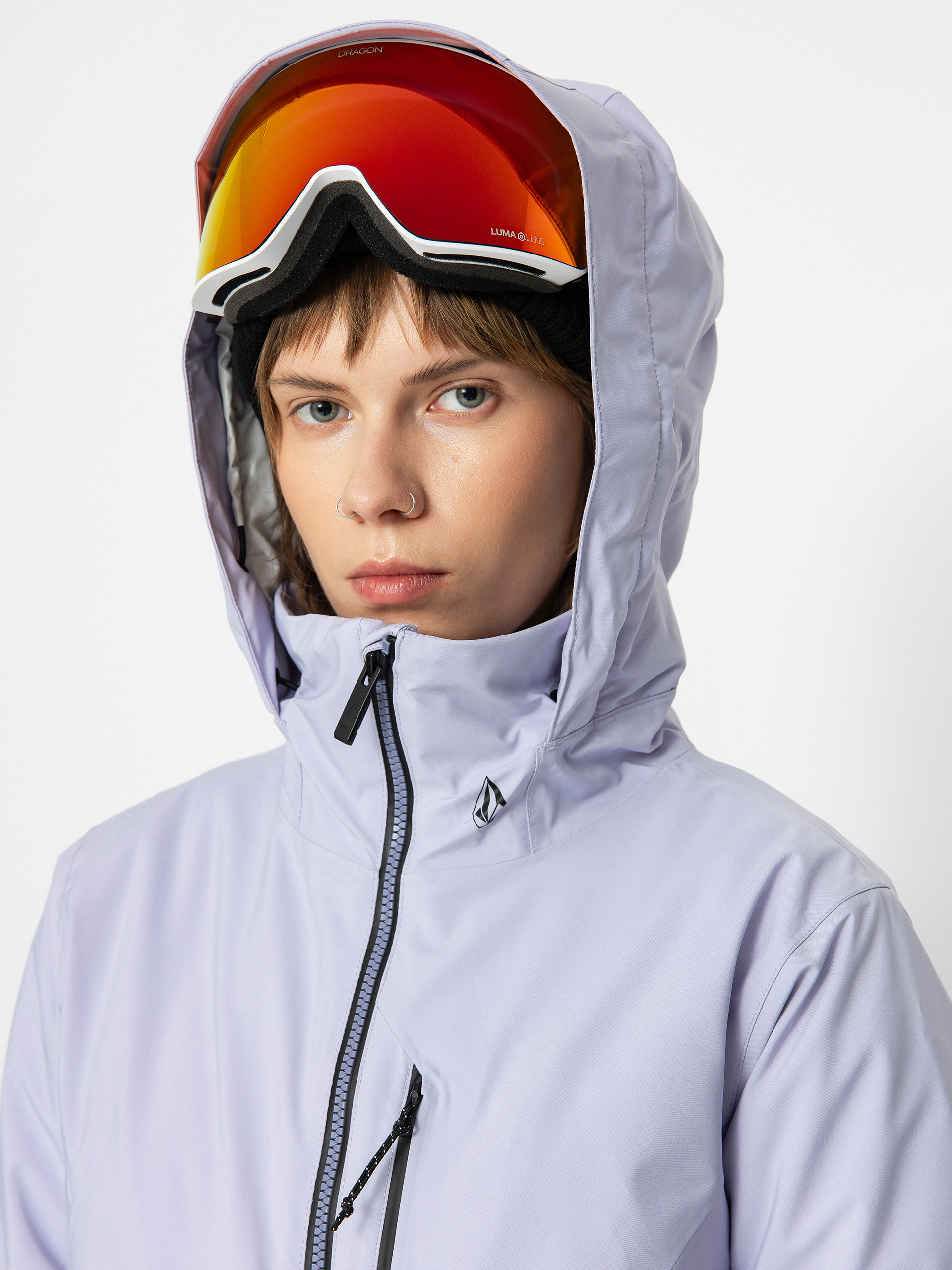 Dámska Snowboardová bunda Volcom 3D Stretch Gore (lilac ash)