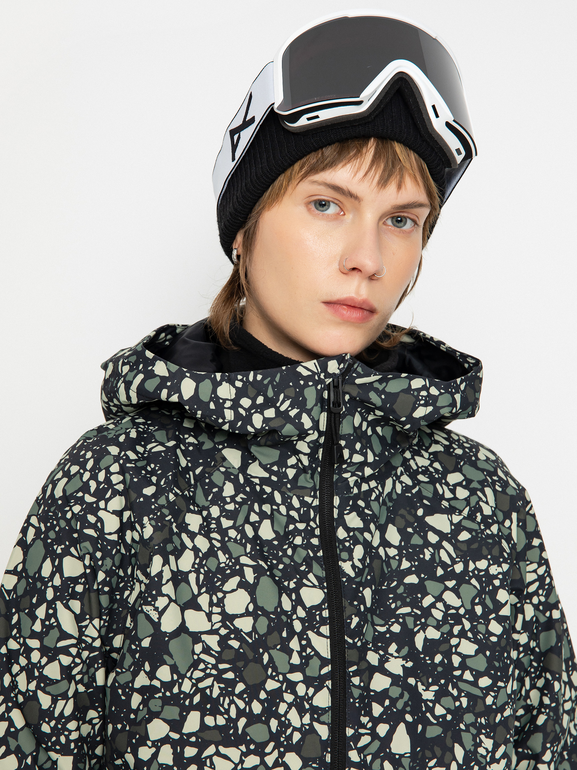 Dámska Snowboardová bunda Burton Lalik (sediment/true black)