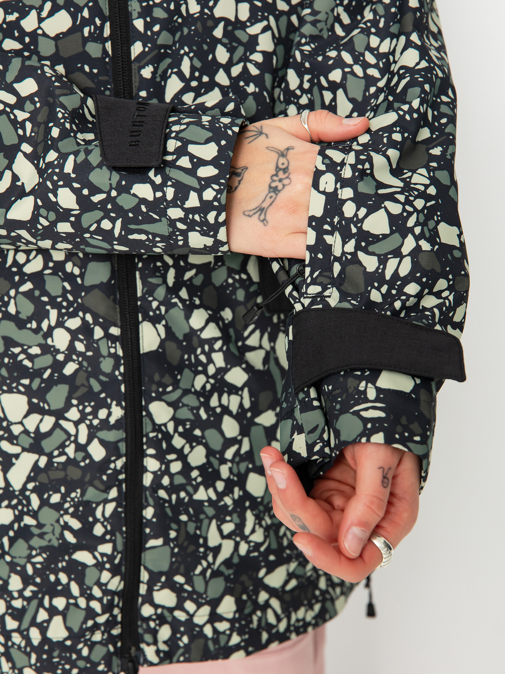 Dámska Snowboardová bunda Burton Lalik (sediment/true black)