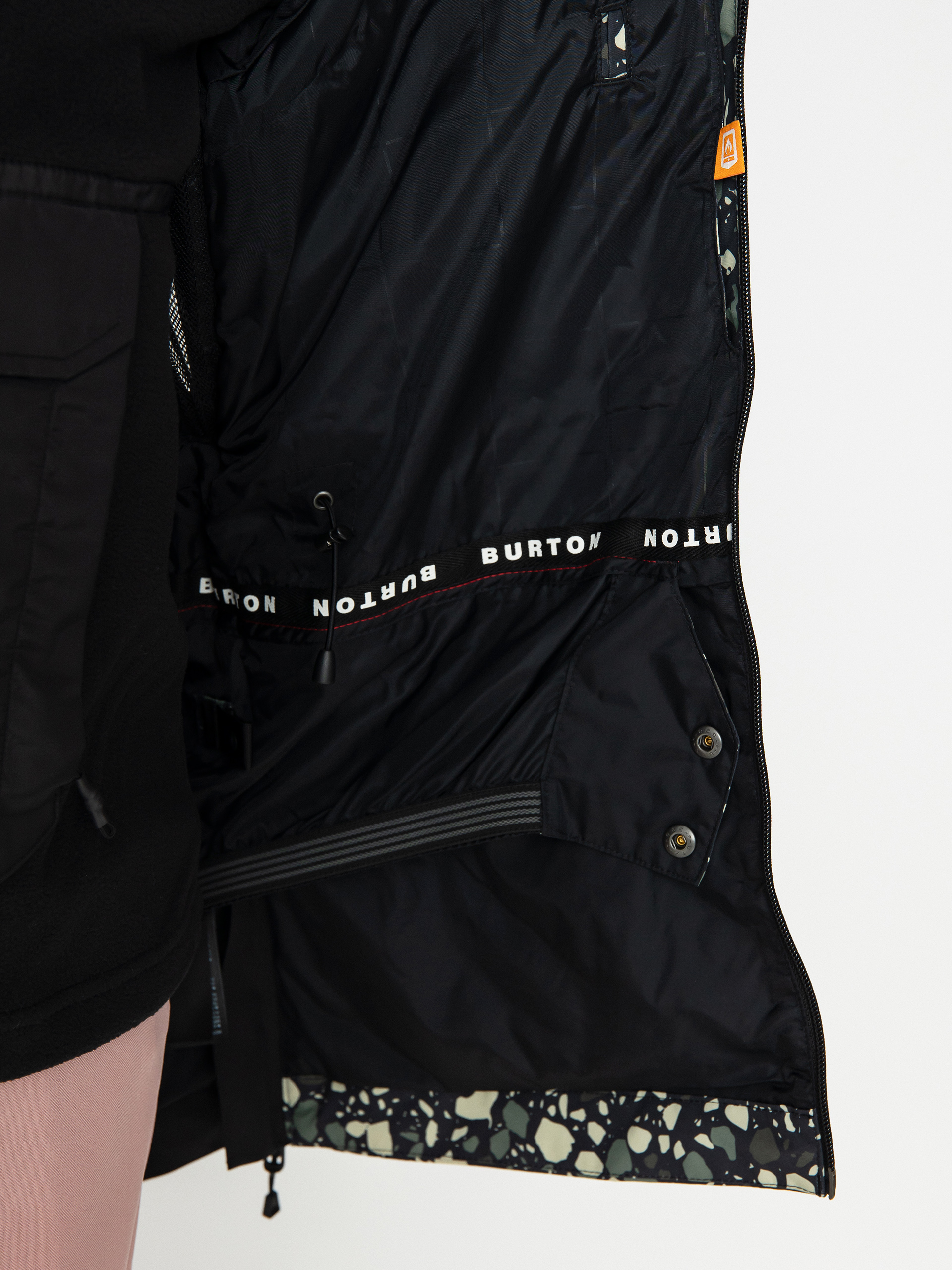 Dámska Snowboardová bunda Burton Lalik (sediment/true black)