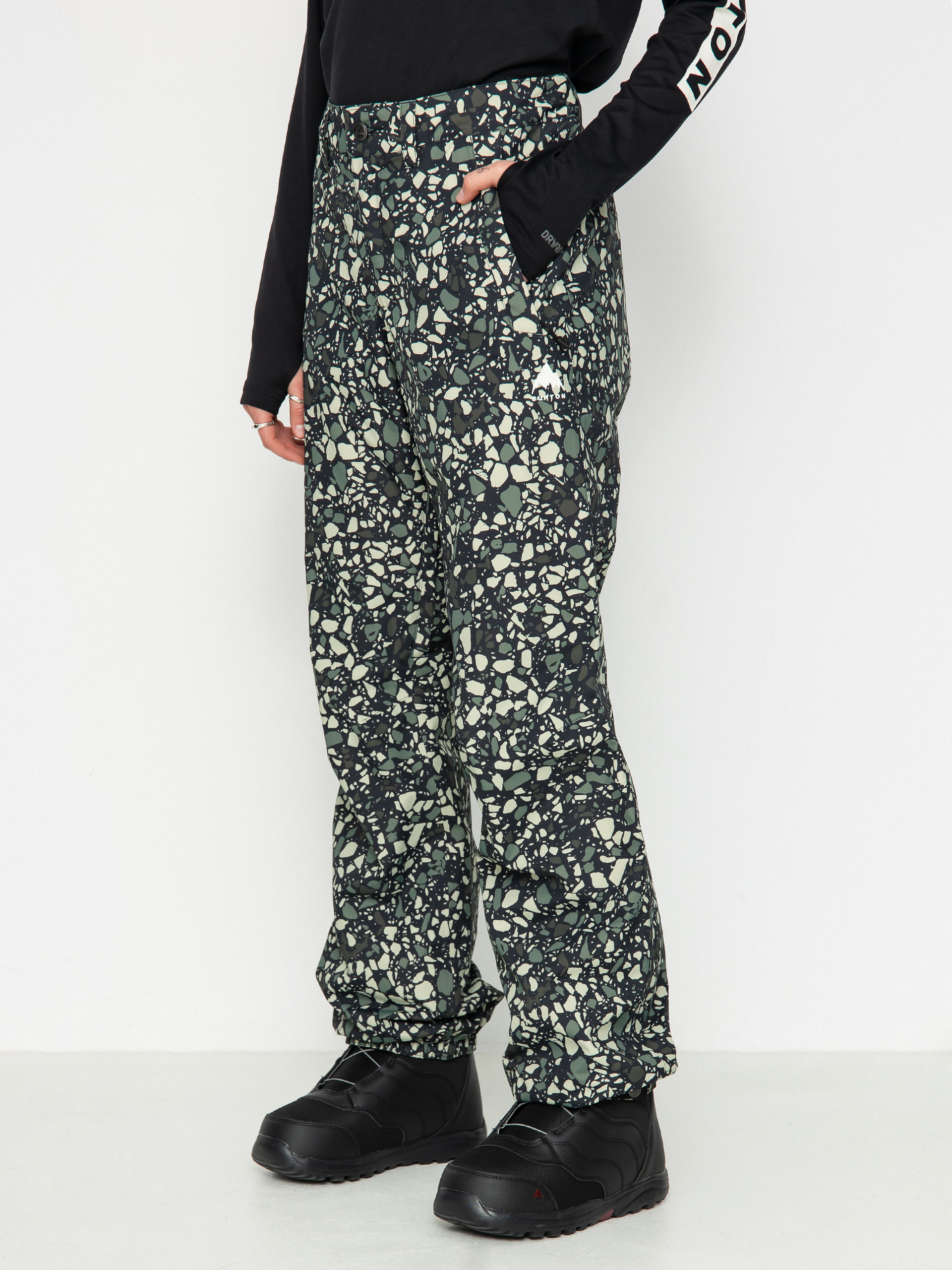 Dámske Snowboardové nohavice Burton Melter Plus (sediment)