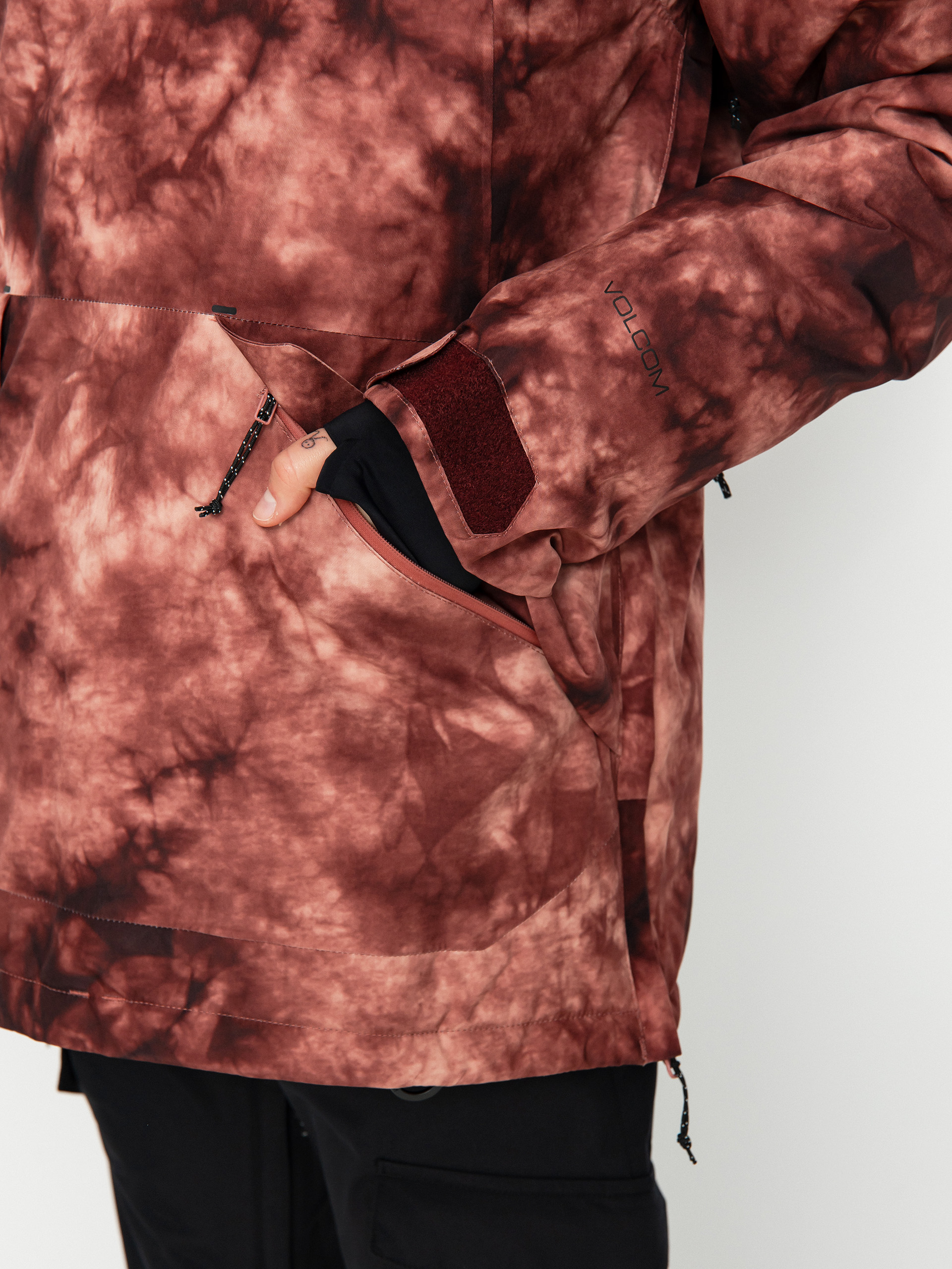 Dámska Snowboardová bunda Volcom Fern Ins Gore Pullover (pink salt wash)