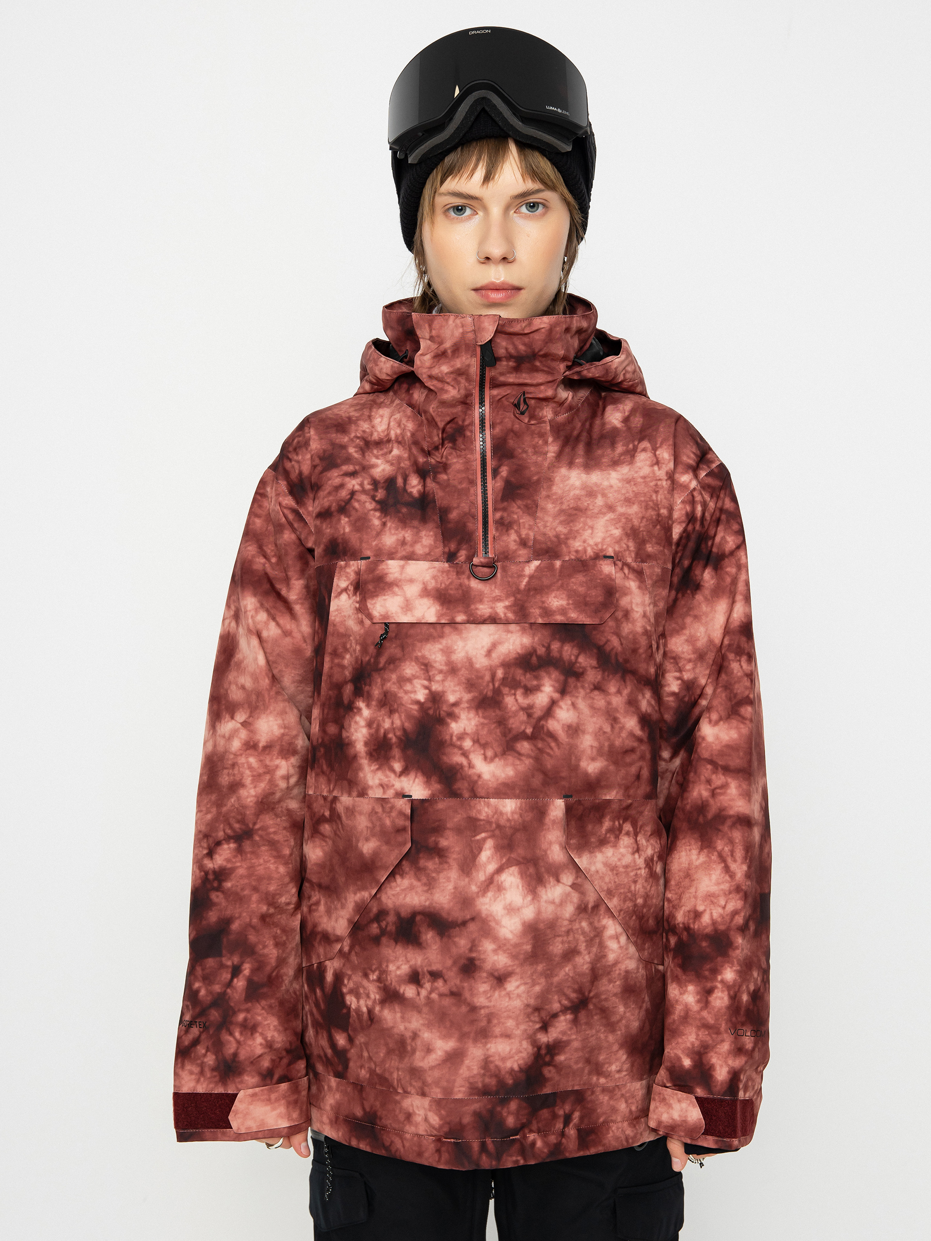 Dámska Snowboardová bunda Volcom Fern Ins Gore Pullover (pink salt wash)
