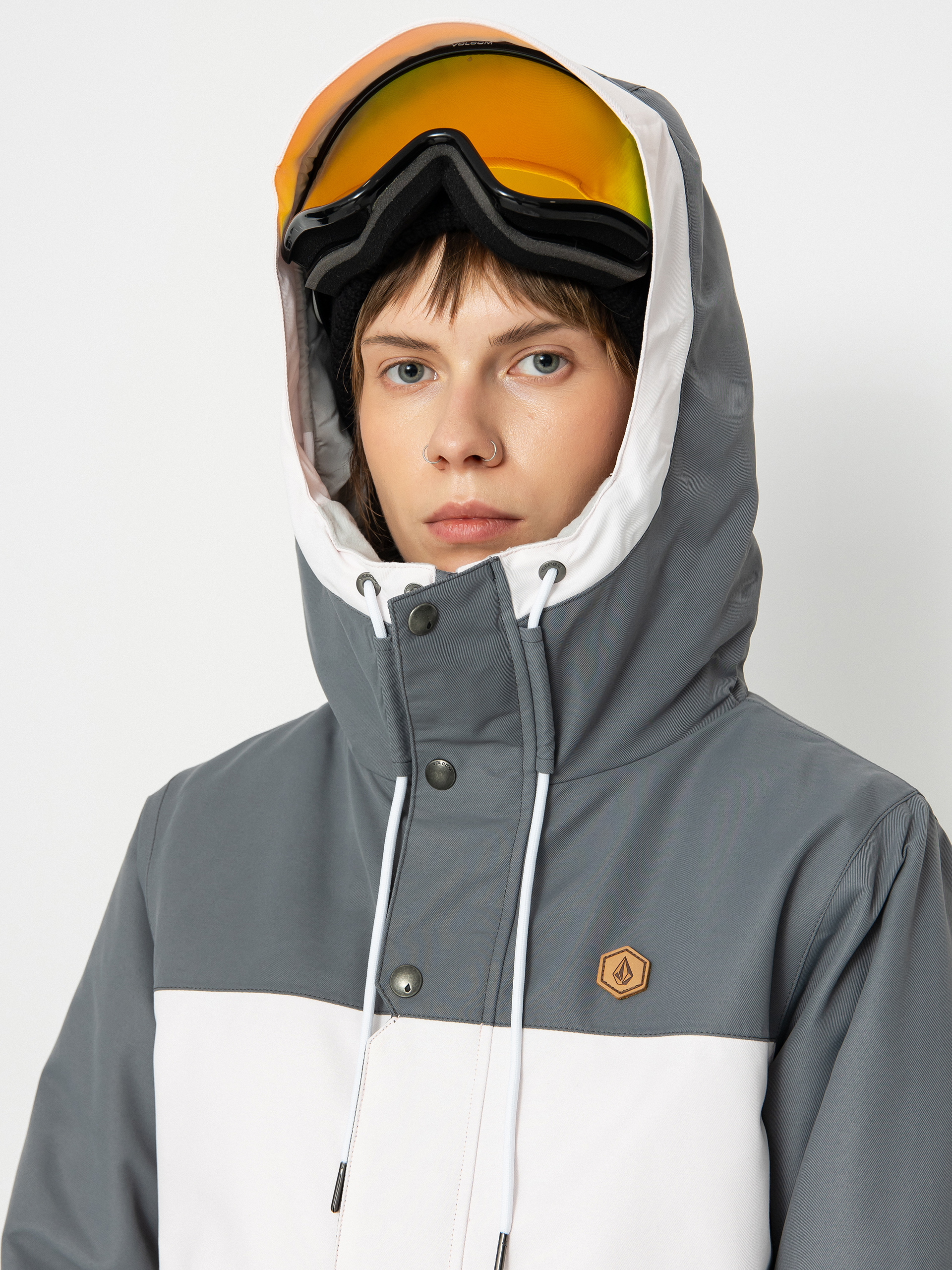 Dámska Snowboardová bunda Volcom Bolt Ins (calcite)