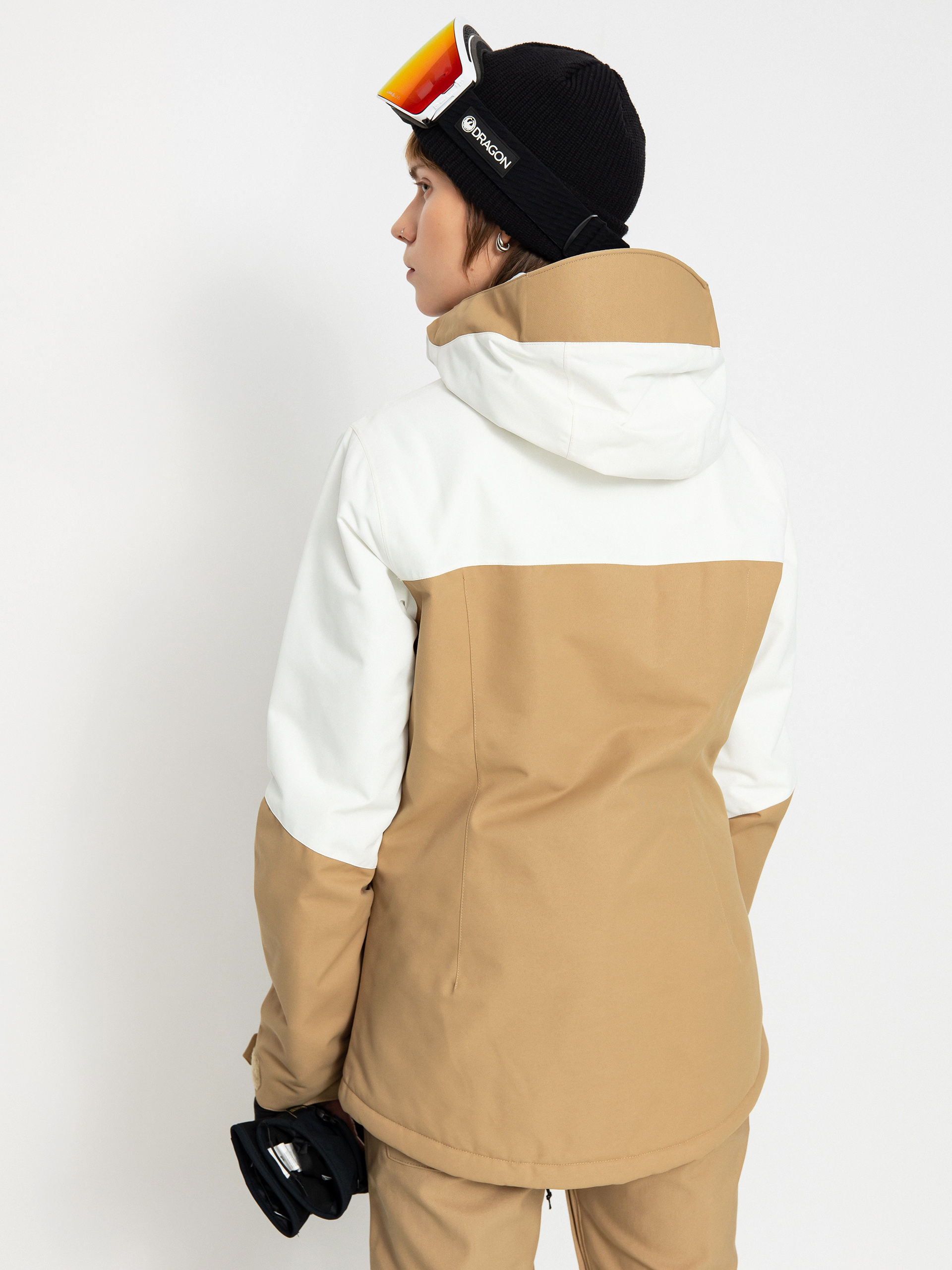 Dámska Snowboardová bunda Volcom Bolt Ins (dark khaki)