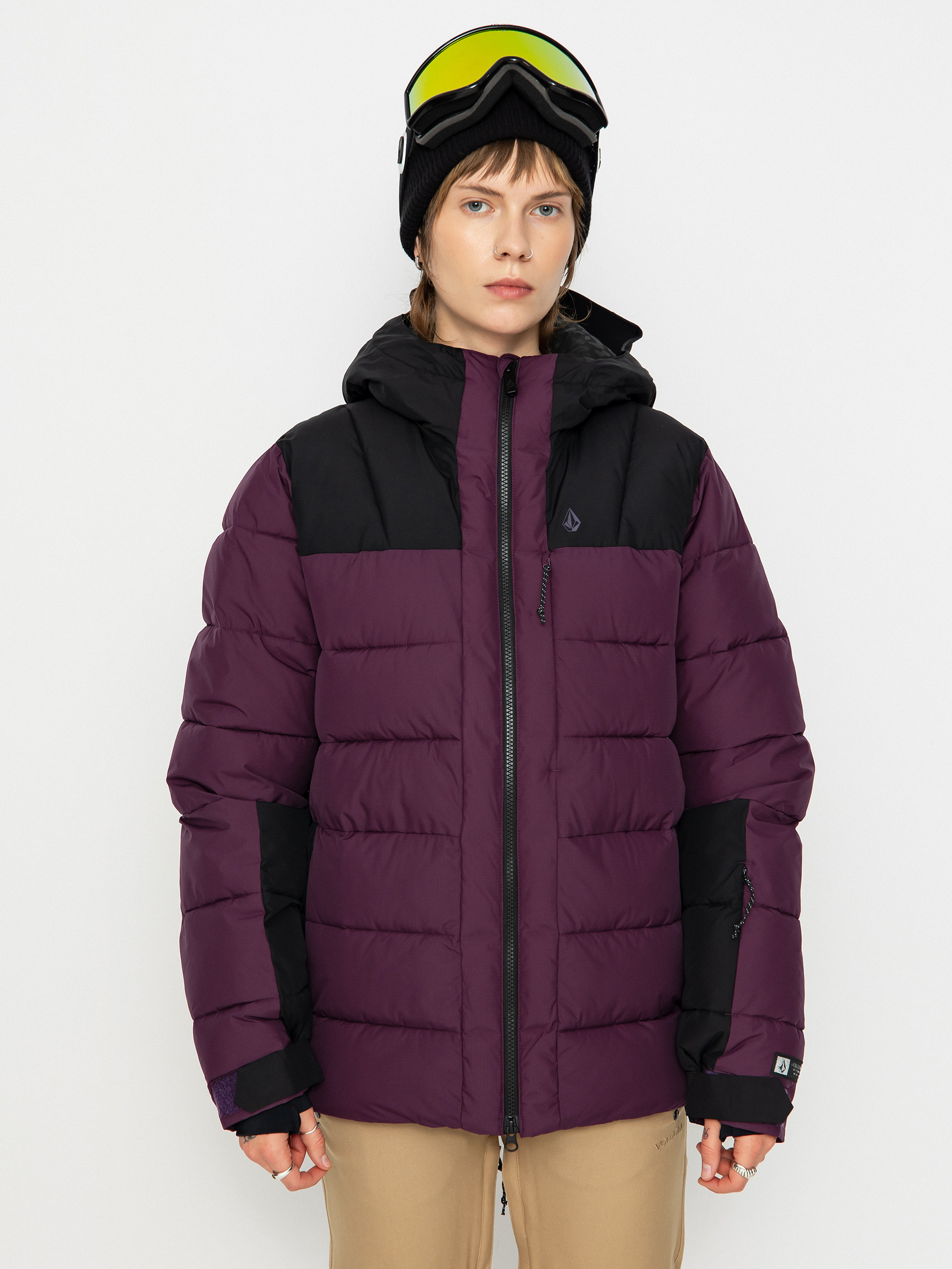 Dámska Snowboardová bunda Volcom Puffleup (blackberry)