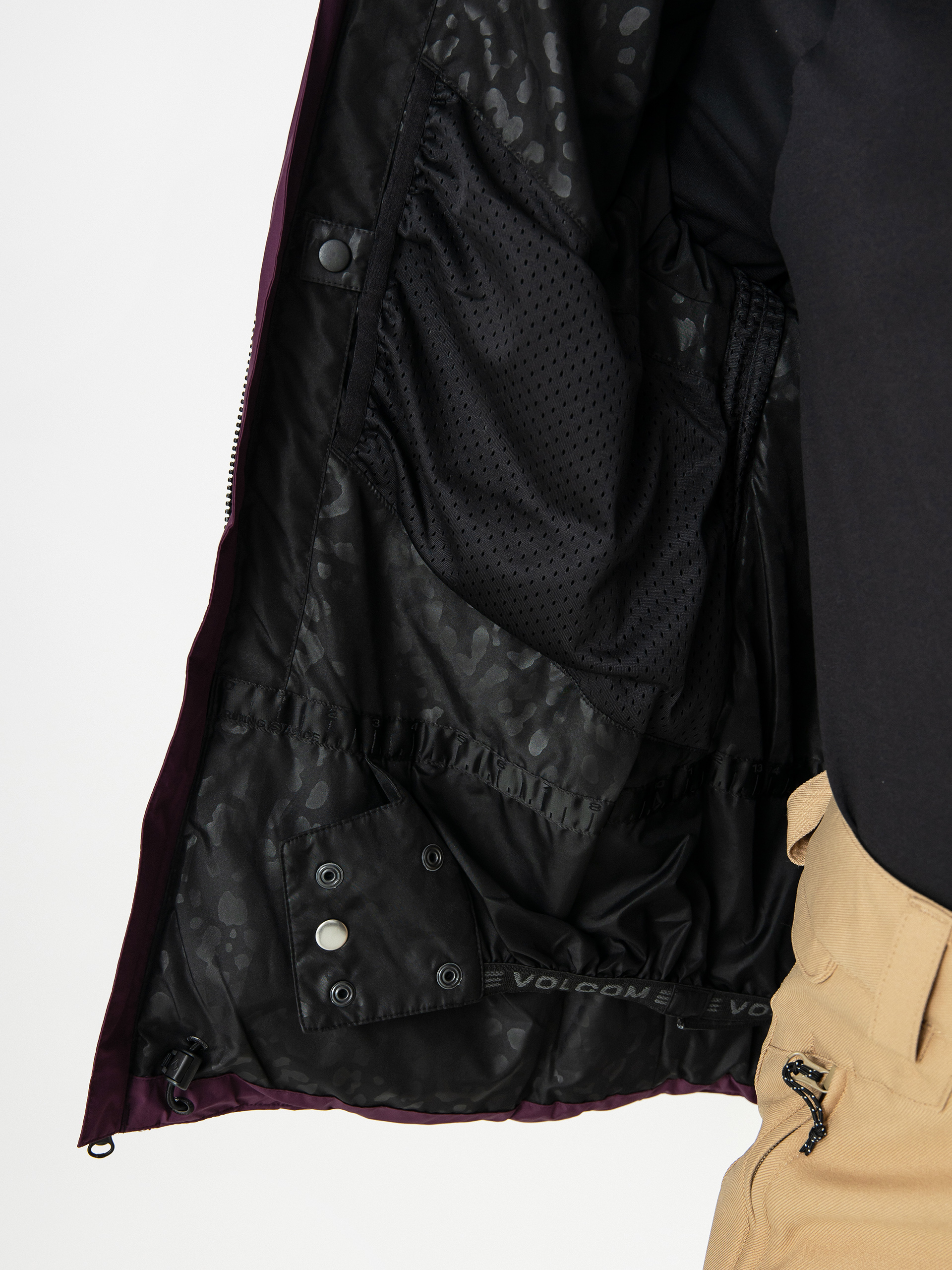 Dámska Snowboardová bunda Volcom Puffleup (blackberry)