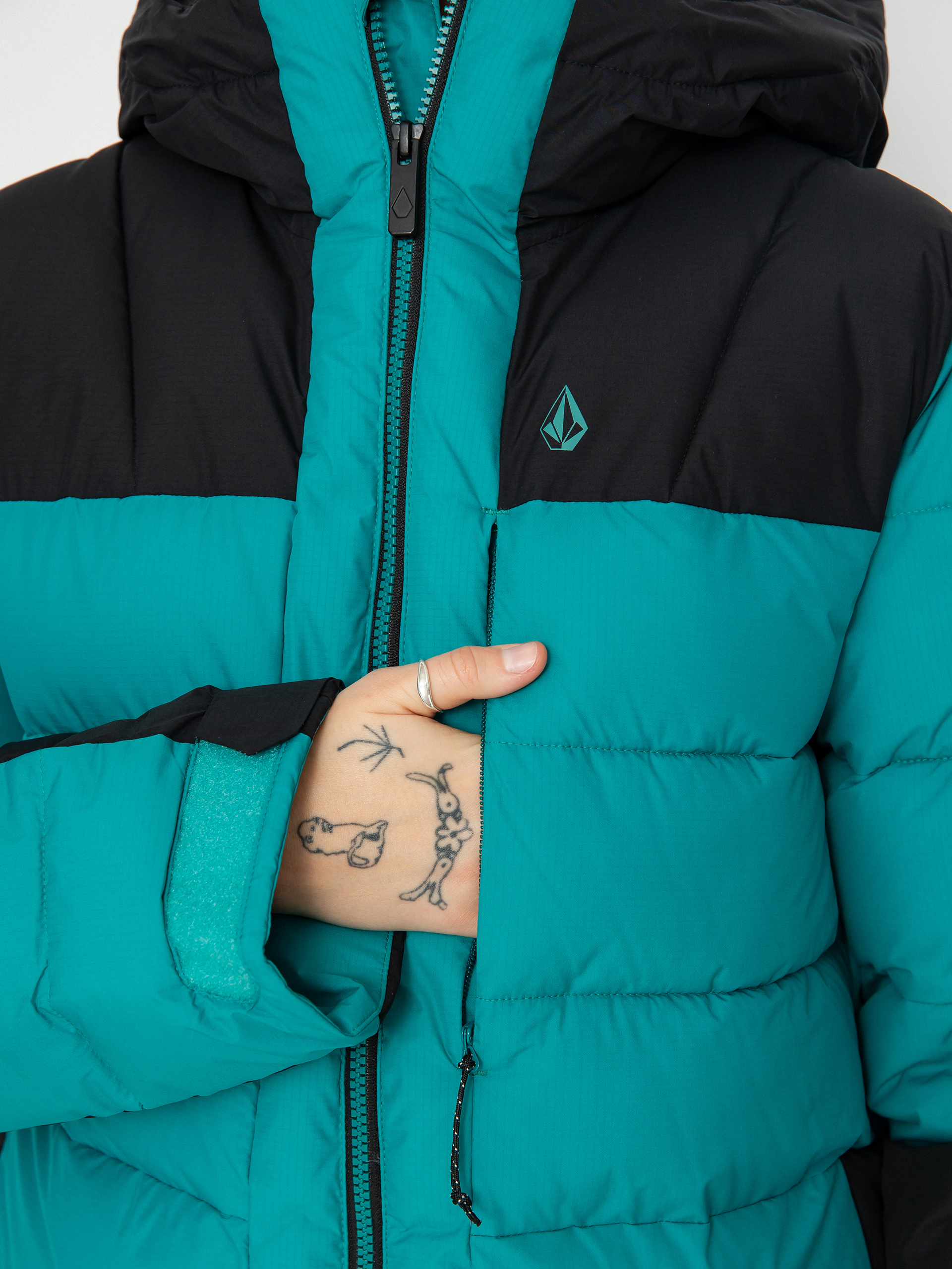 Dámska Snowboardová bunda Volcom Puffleup (vibrant green)