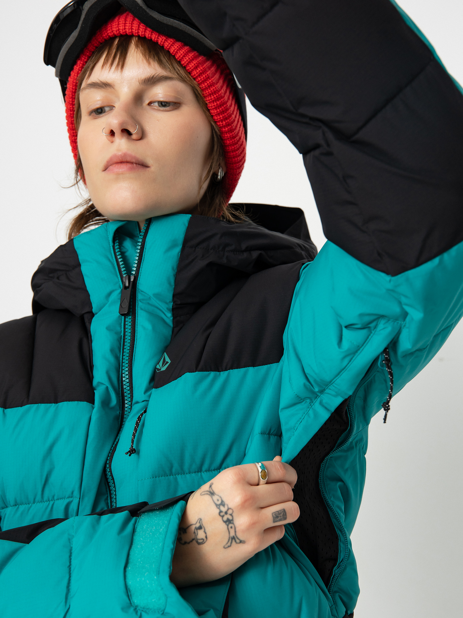 Dámska Snowboardová bunda Volcom Puffleup (vibrant green)